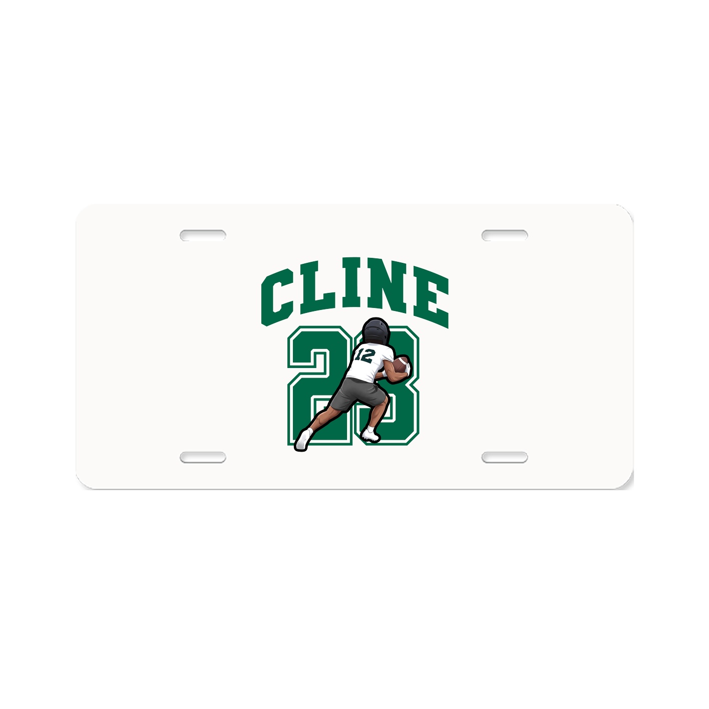License Plate — Number in Classic