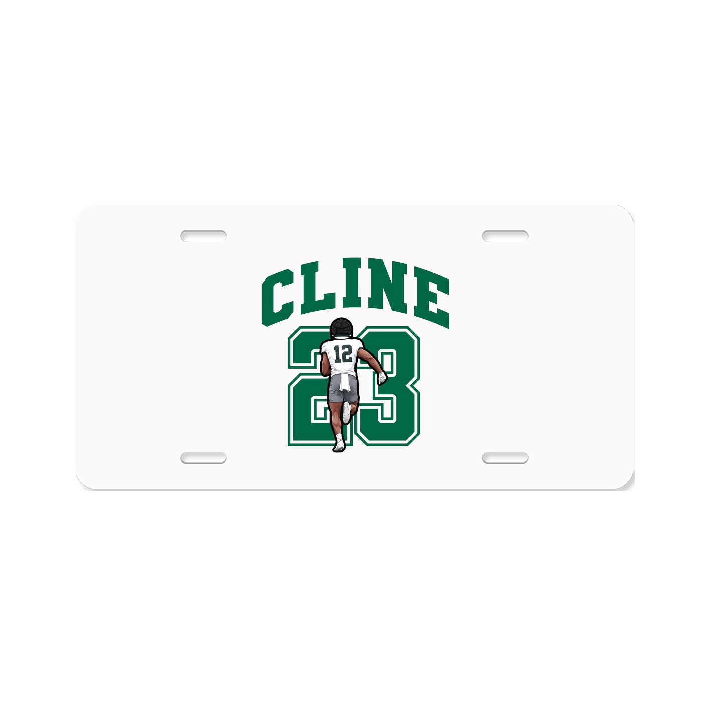 License Plate — Number in Classic