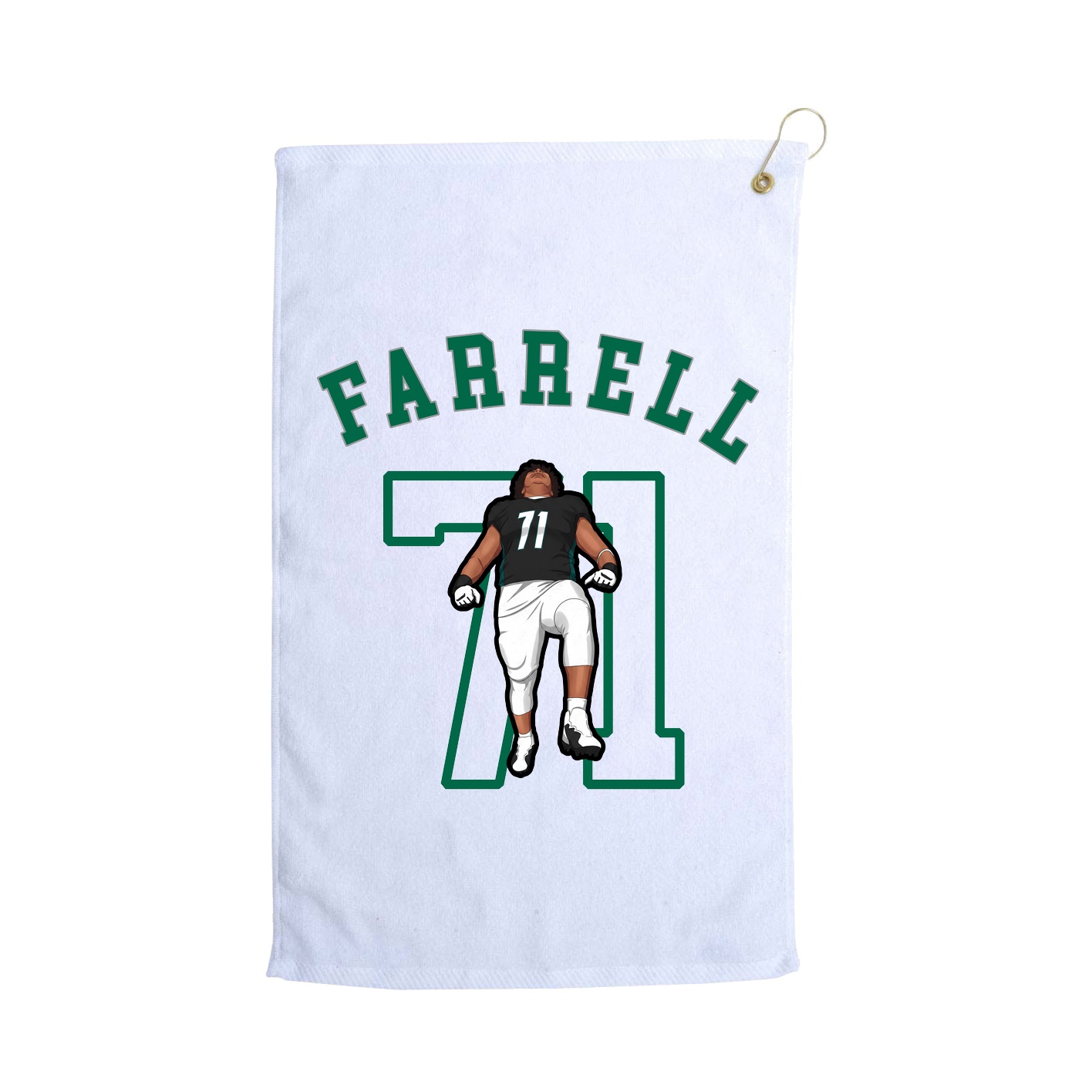 Golf Towel — Shirsey Arch in White