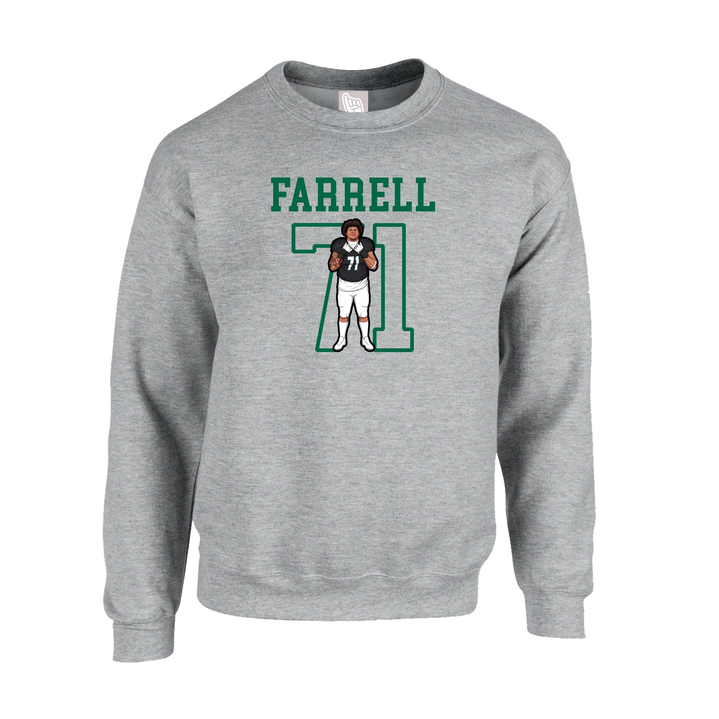 Fleece Crew — Shirsey in Grey
