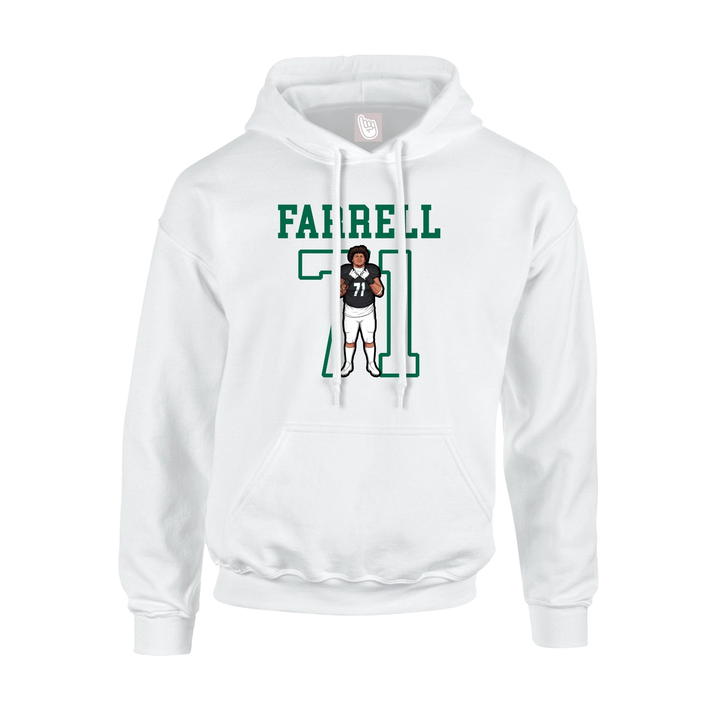 Youth Hoodie — Shirsey in White