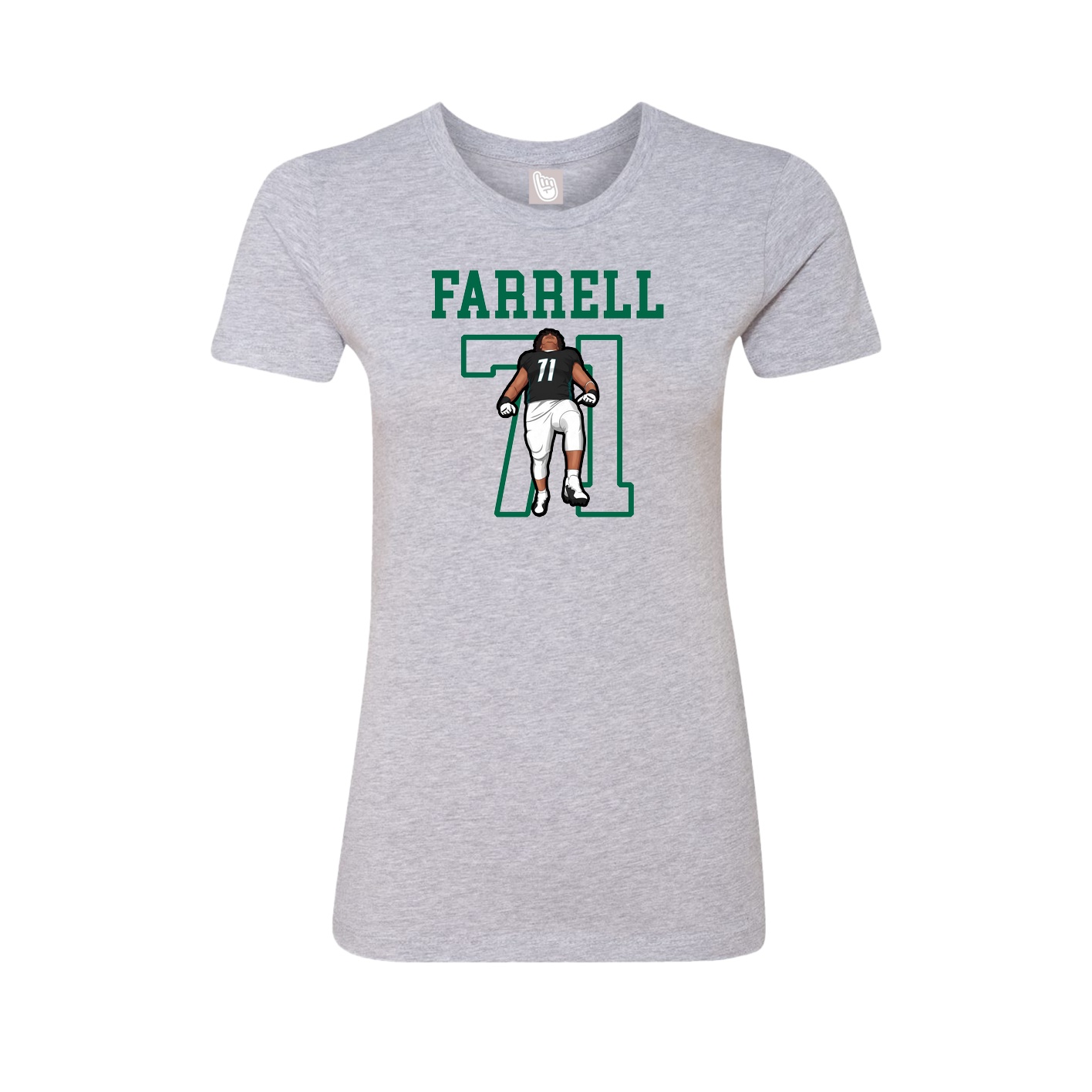 Fitted Women's Tee — Shirsey in Grey