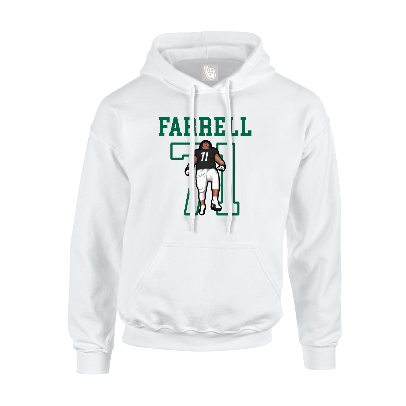 Youth Hoodie — Shirsey in White