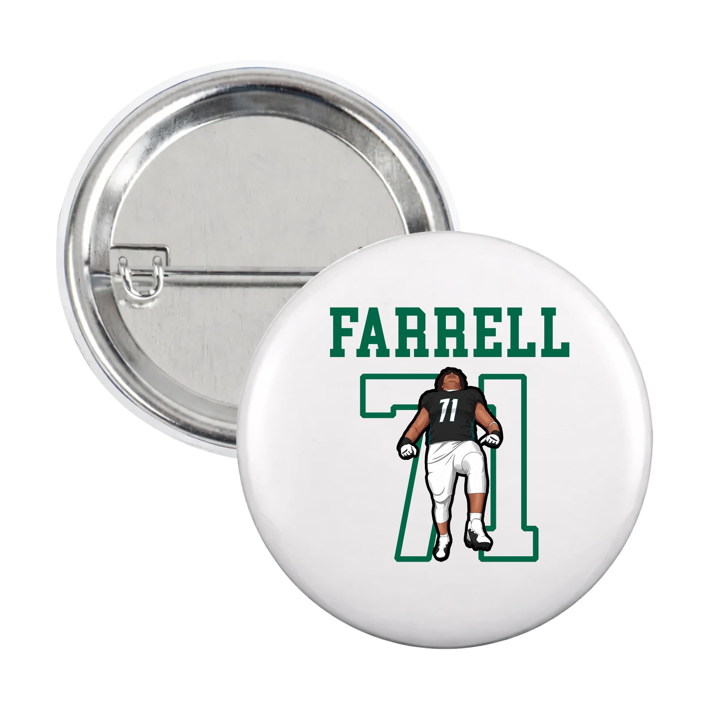 Game Day Button — Shirsey in White