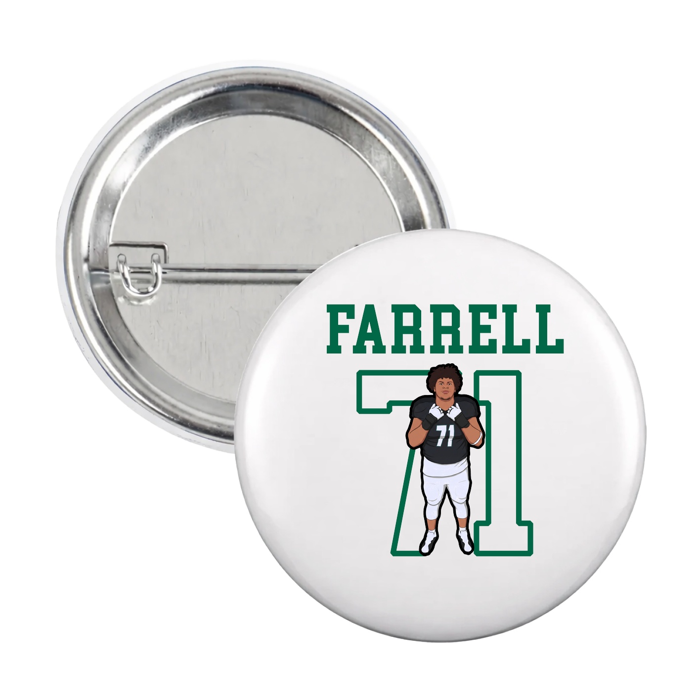 Game Day Button — Shirsey in White