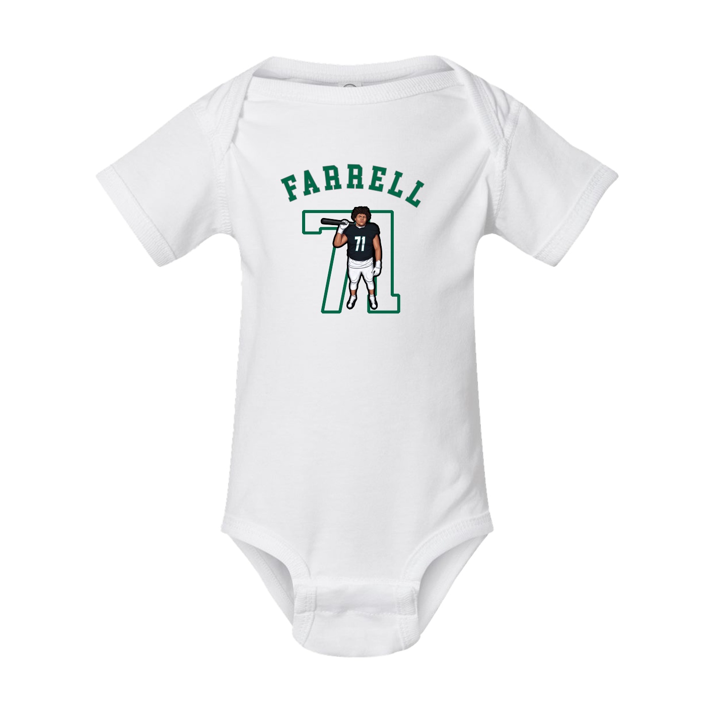 Baby Onesie — Shirsey Arch in White