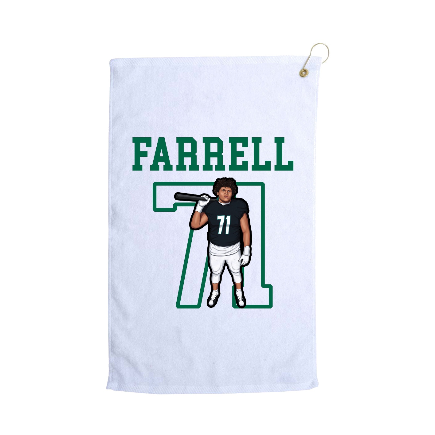 Golf Towel — Shirsey in White