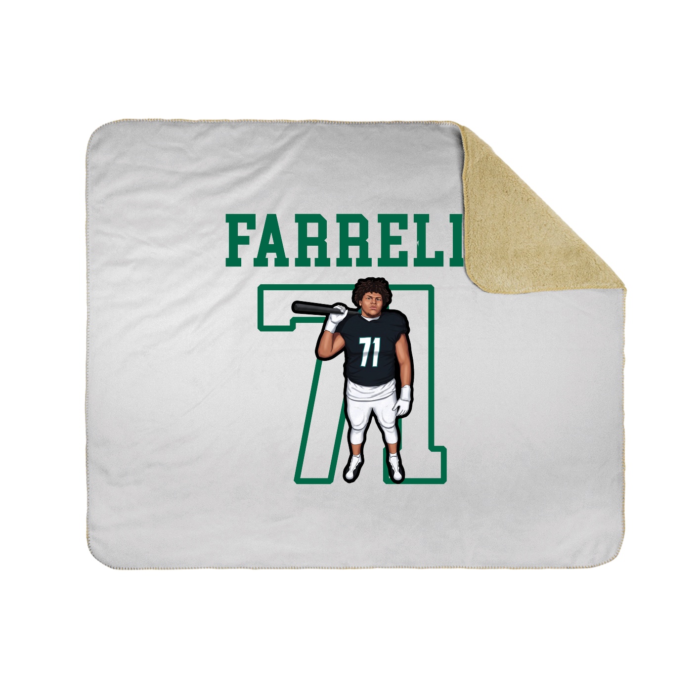 Throw Blanket — Shirsey in White