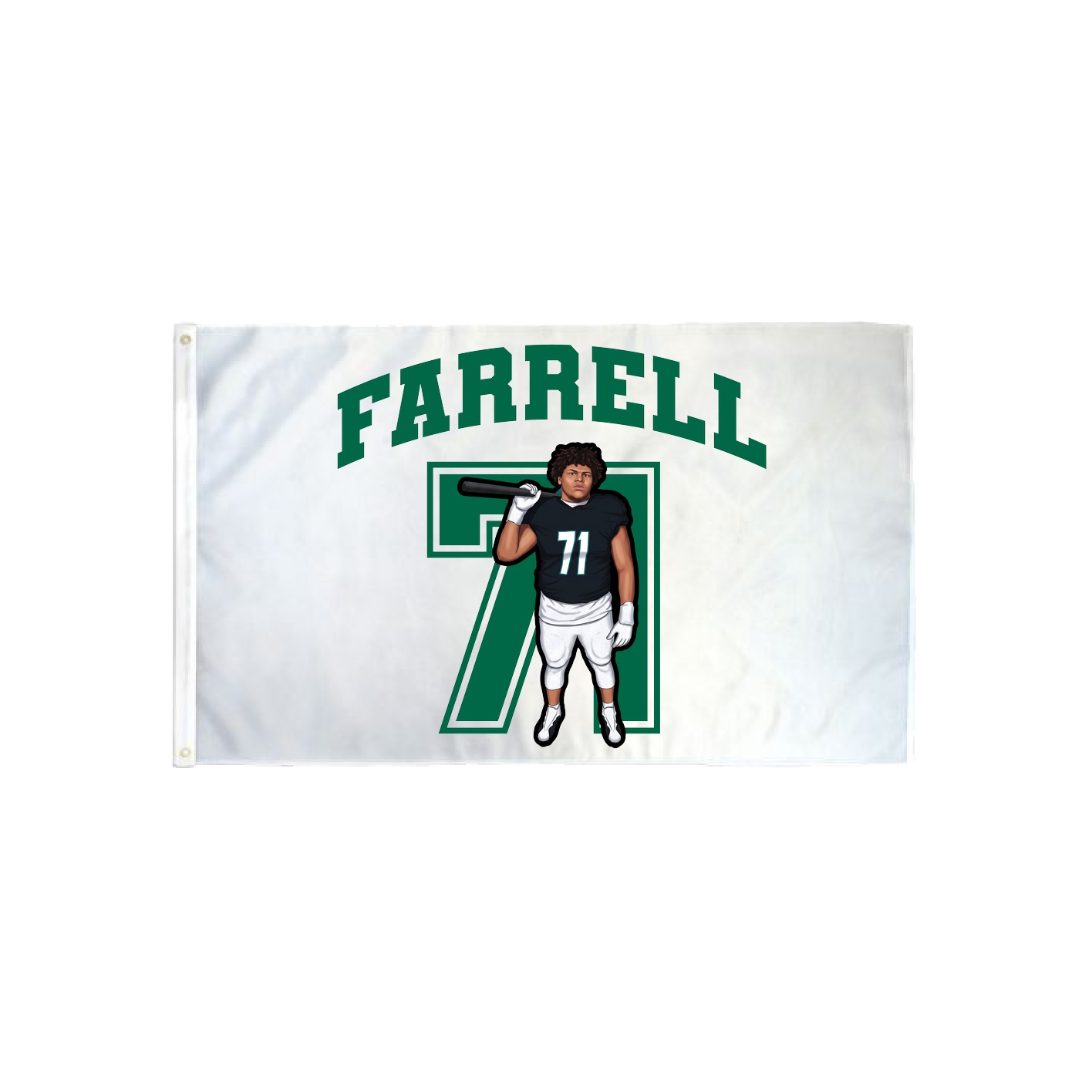 3x5 Flag — Number in Classic