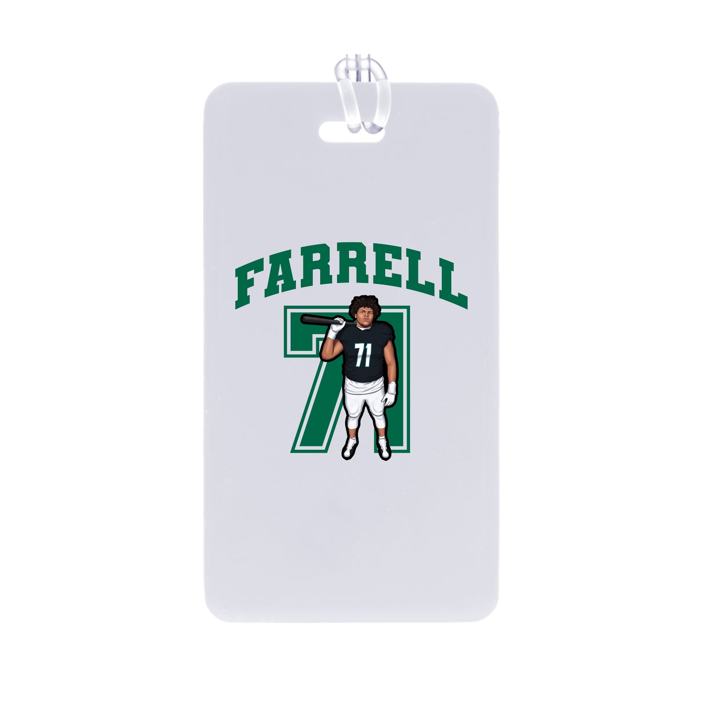 Bag Tag — Number in Classic