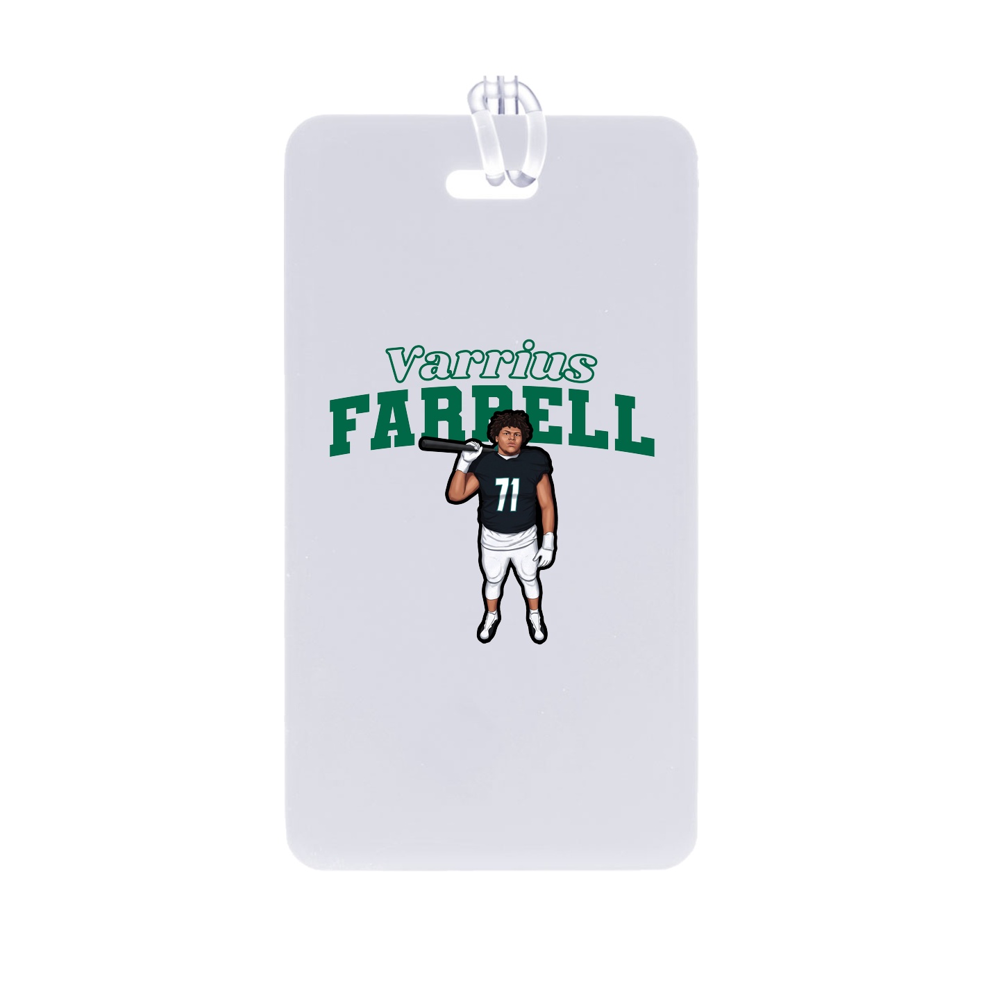 Bag Tag — Name Arch in Classic