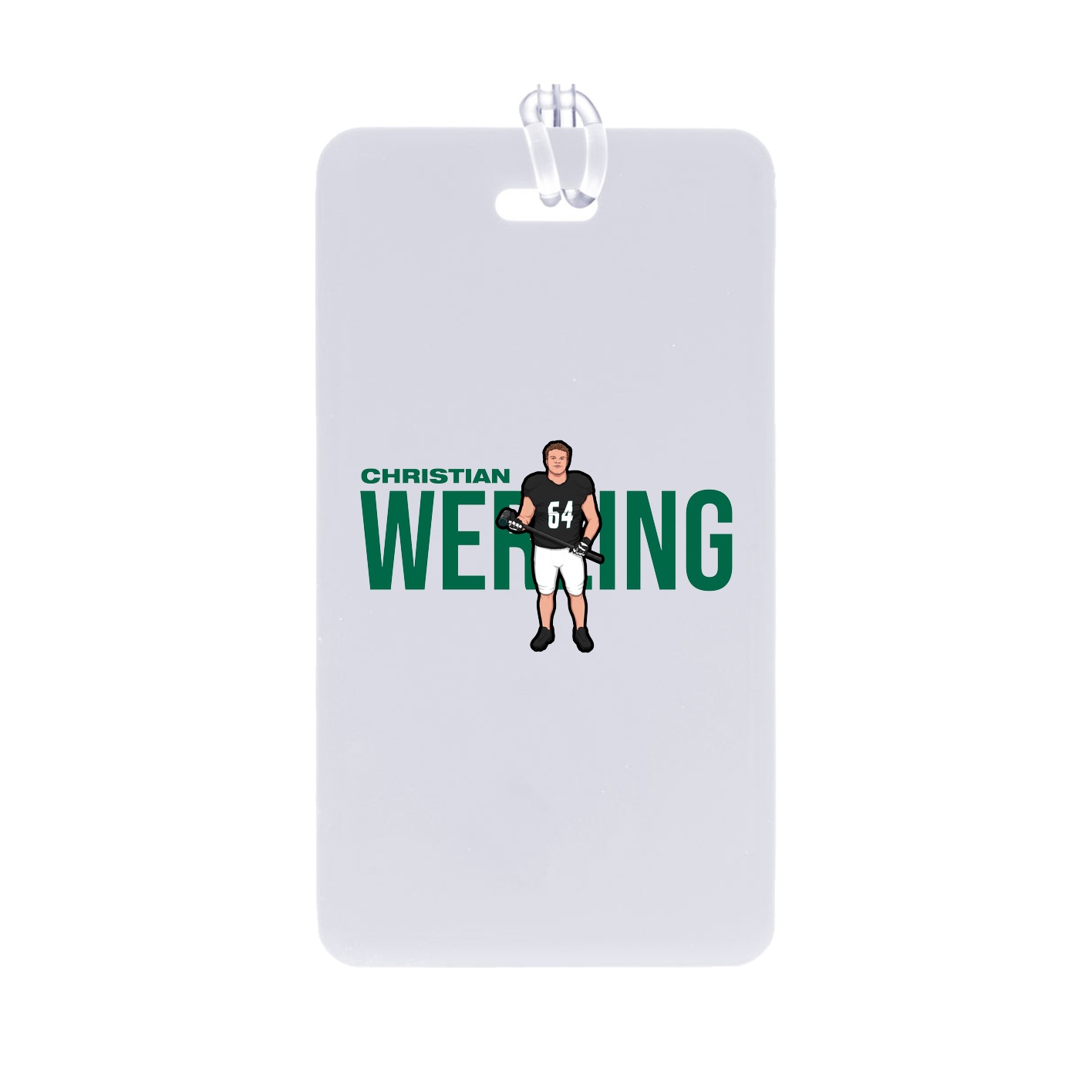 Bag Tag — Player Name in Classic