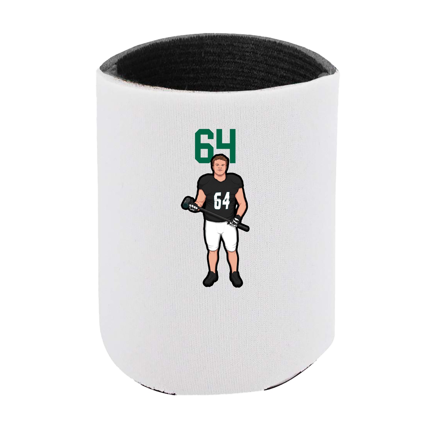 Can Holder — Number Top in White