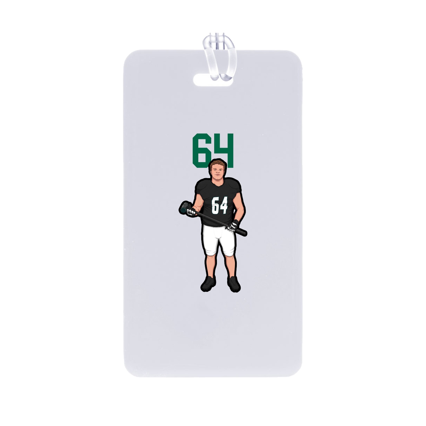 Bag Tag — Number Top in Classic