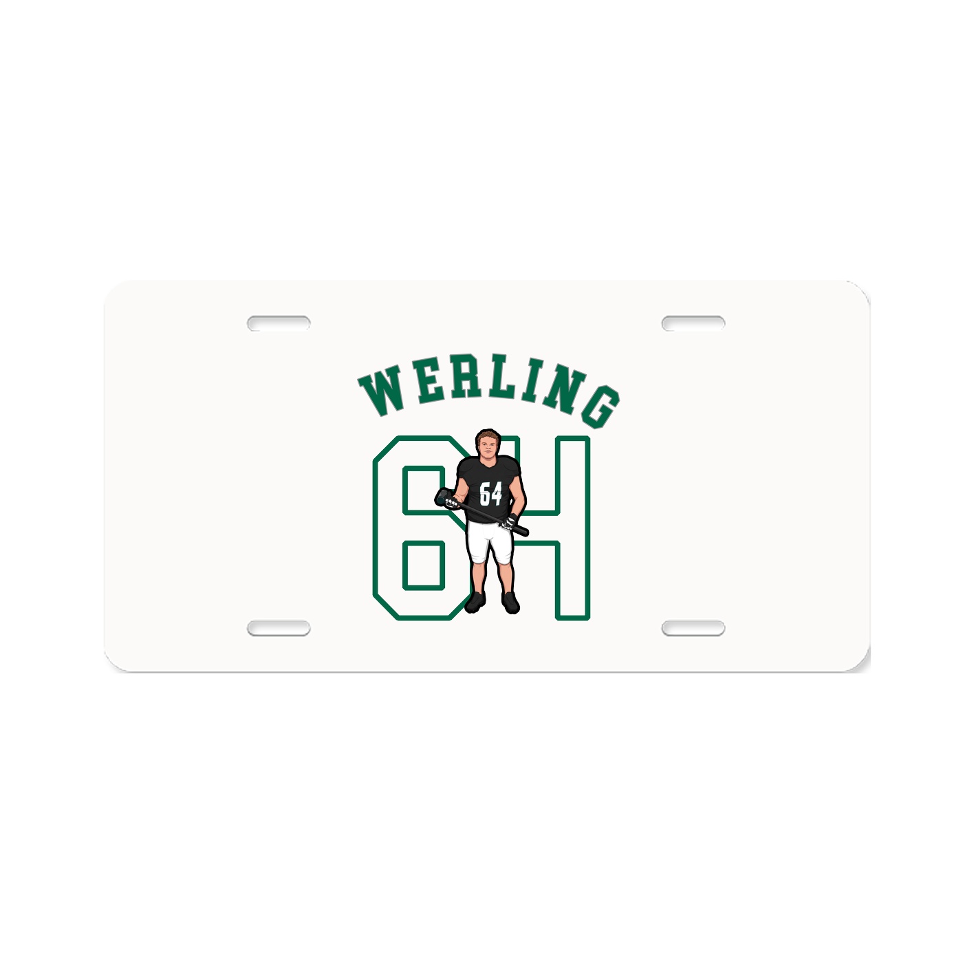 License Plate — Shirsey Arch in Classic