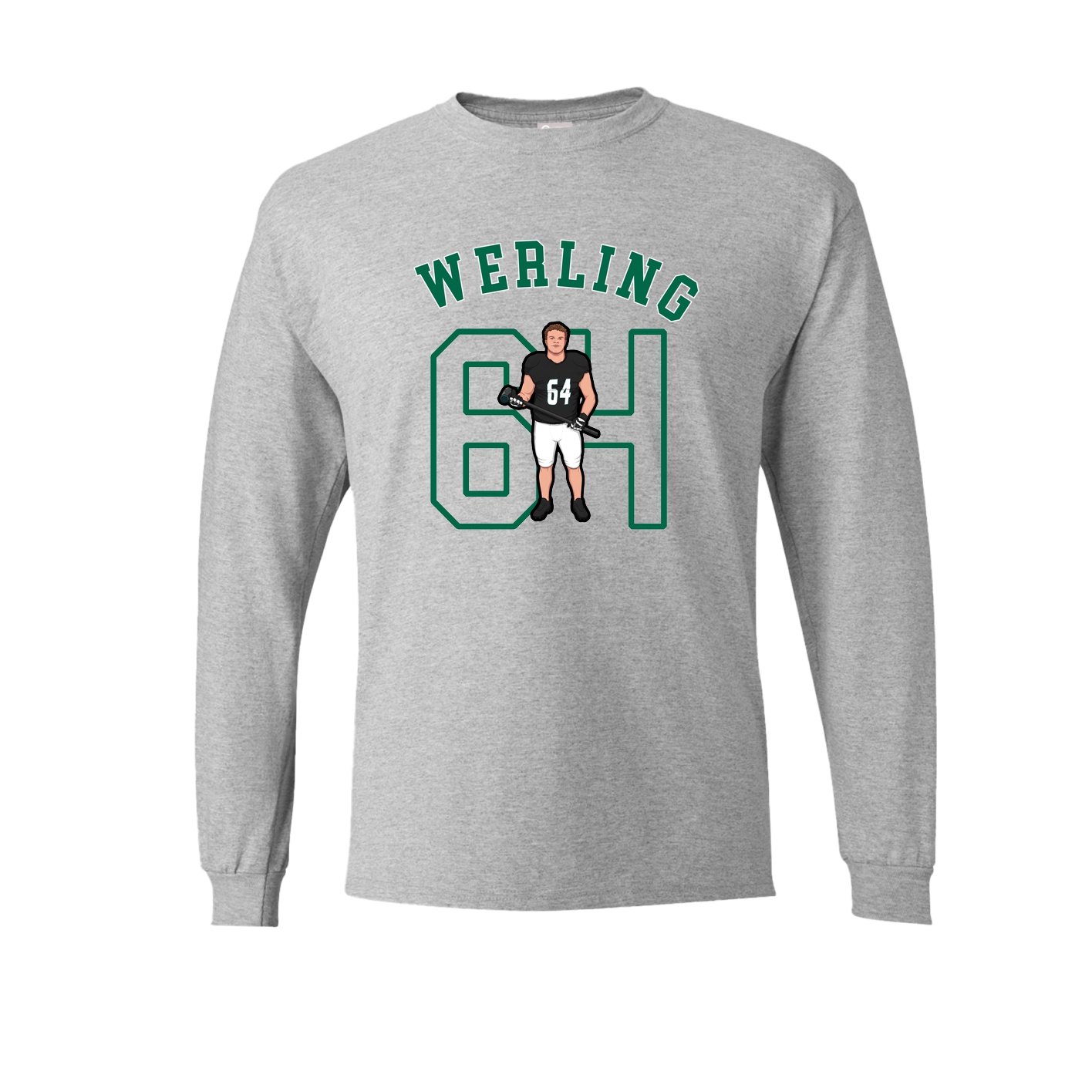 Long Sleeve Tee — Shirsey Arch in Grey