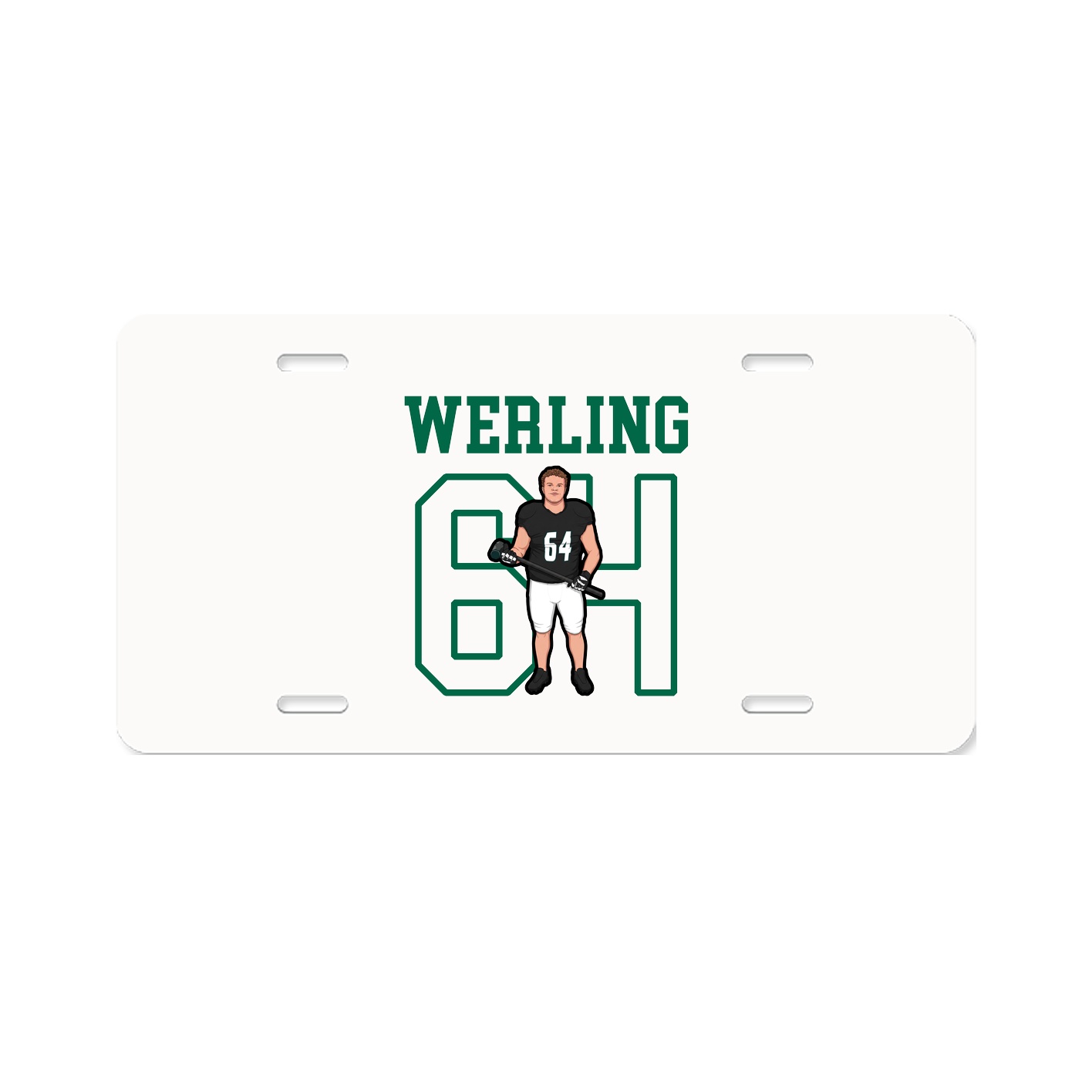 License Plate — Shirsey in Classic