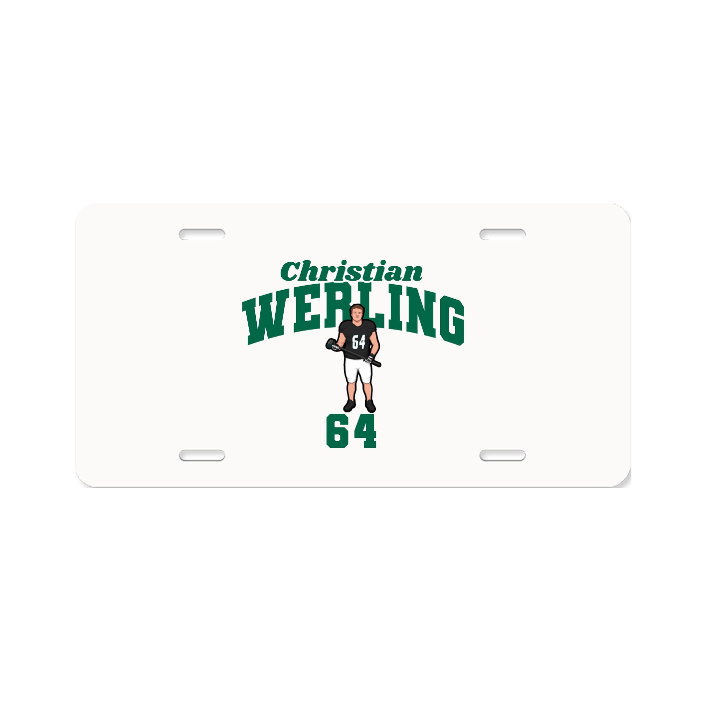License Plate — Signature Arch in Classic