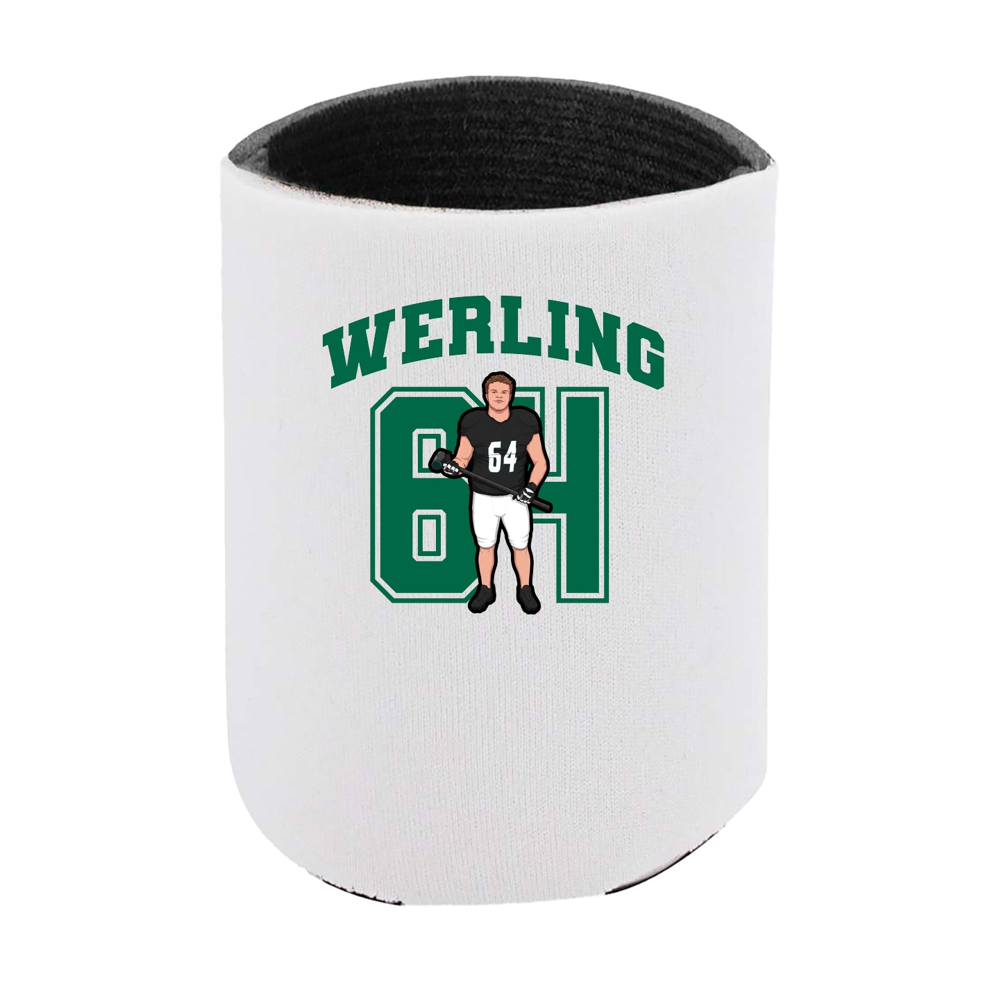 Can Holder — Number in White