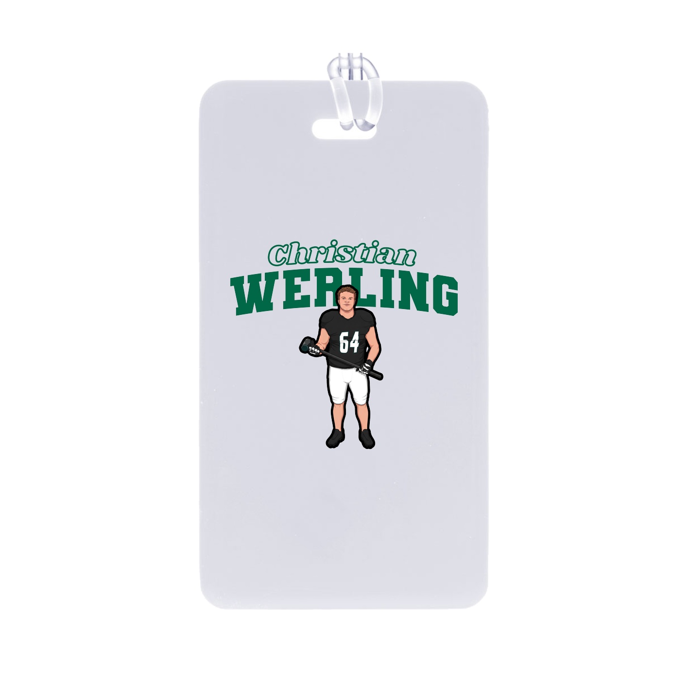 Bag Tag — Name Arch in Classic