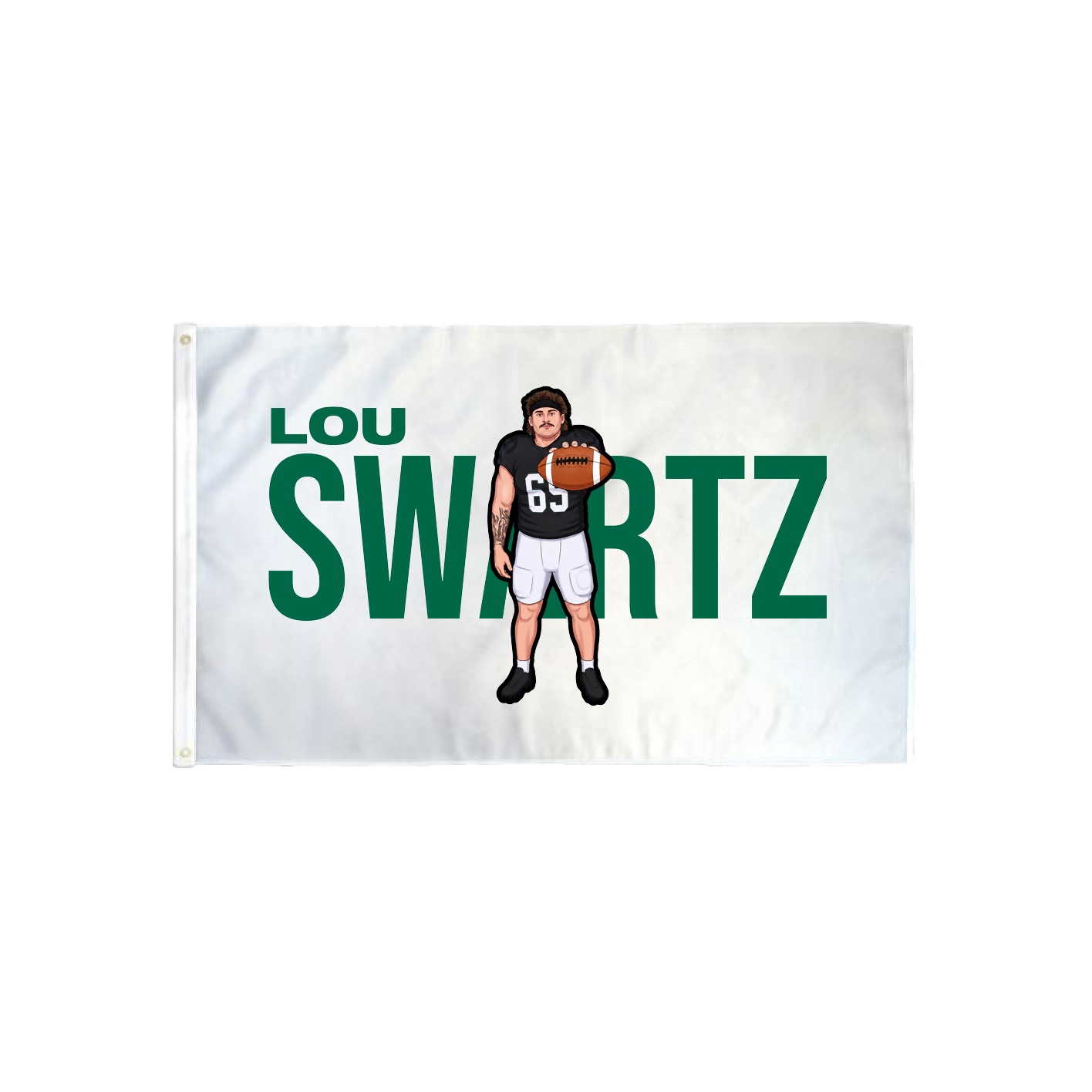 3x5 Flag — Player Name in Classic
