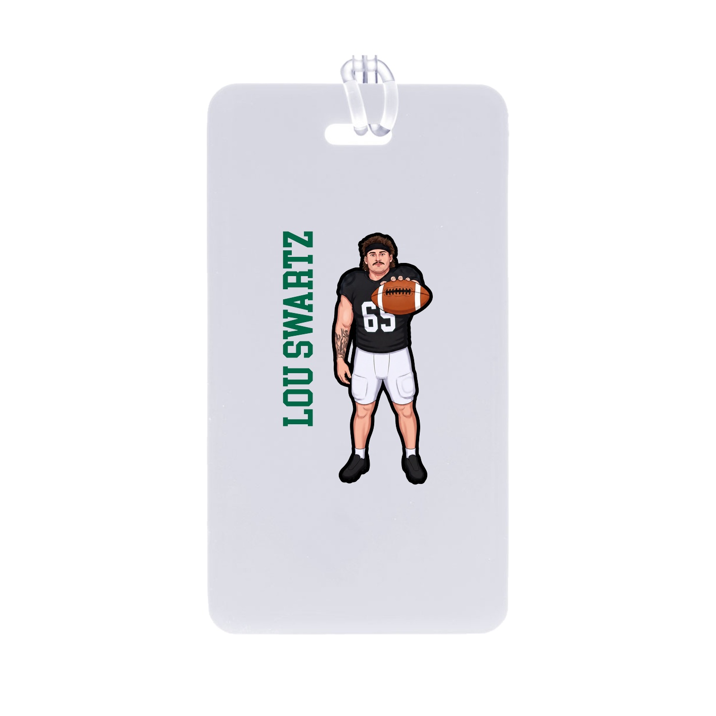 Bag Tag — Name Vertical in Classic