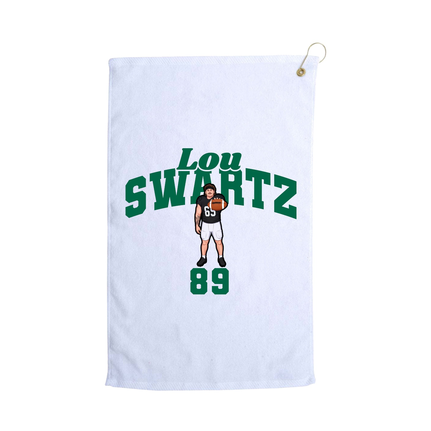 Golf Towel — Signature Arch in White
