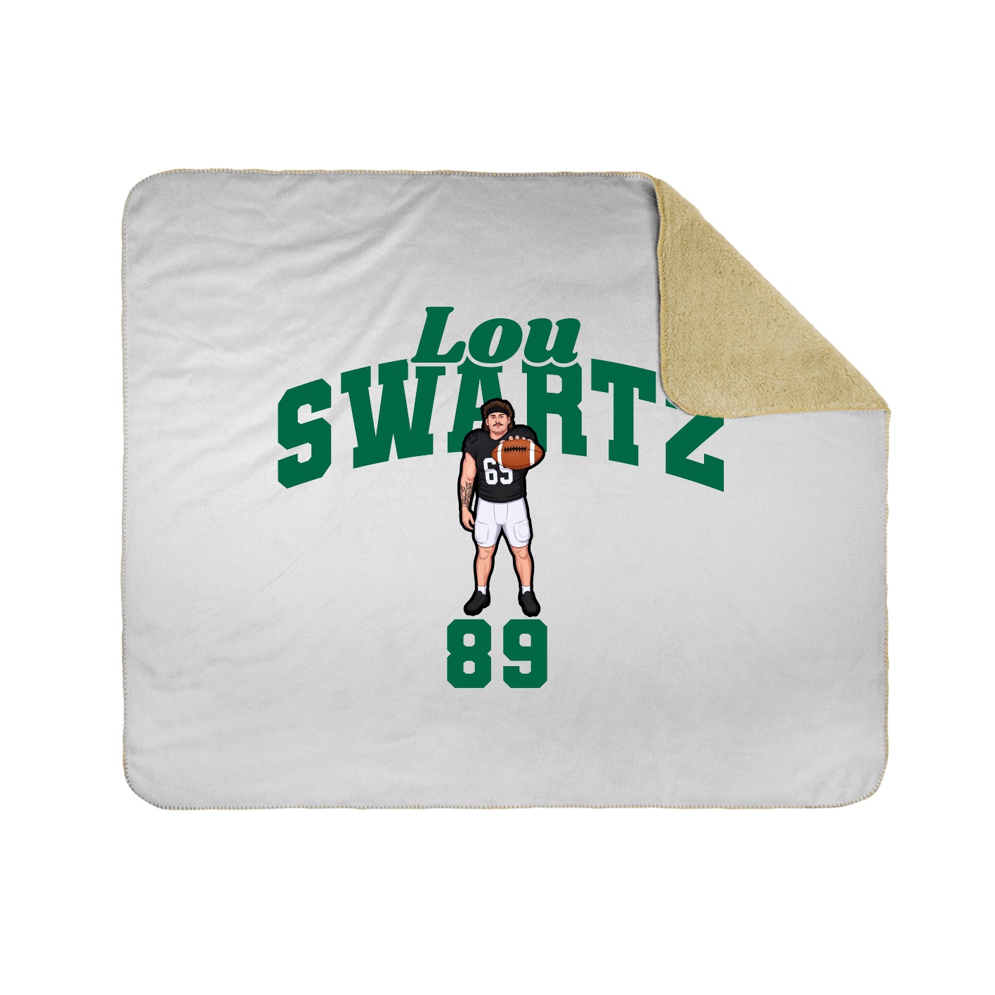 Throw Blanket — Signature Arch in White