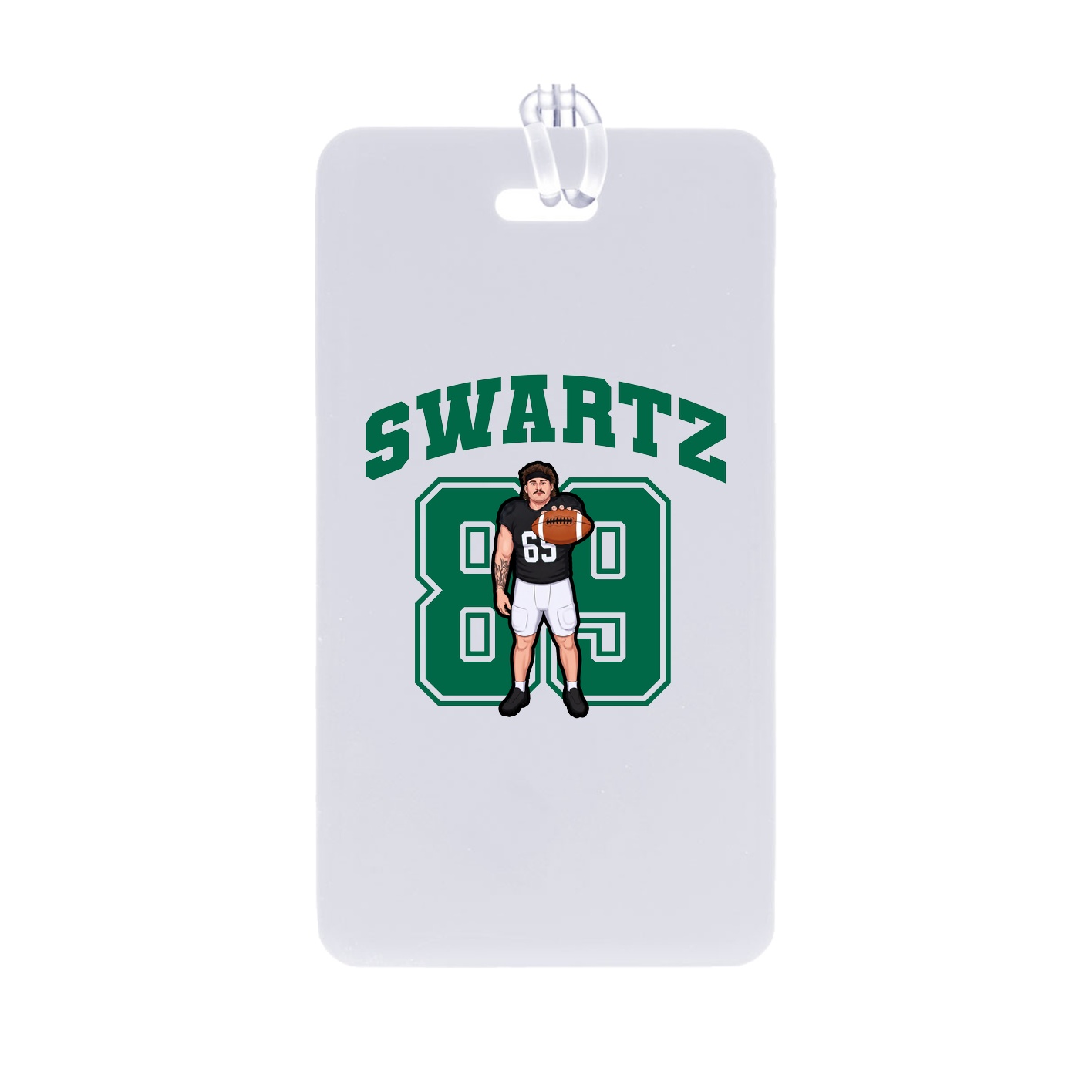 Bag Tag — Number in Classic