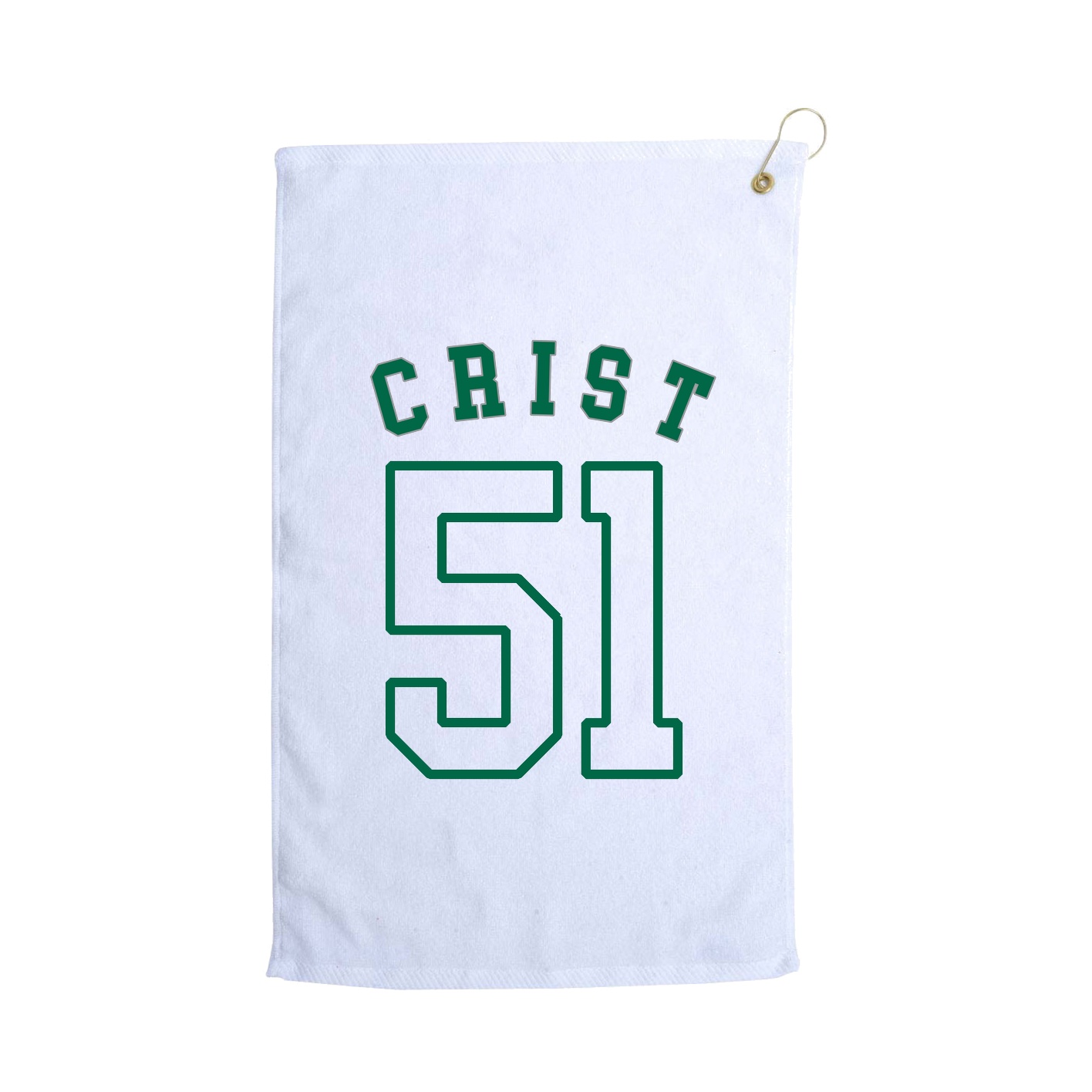 Golf Towel — Shirsey Arch in White