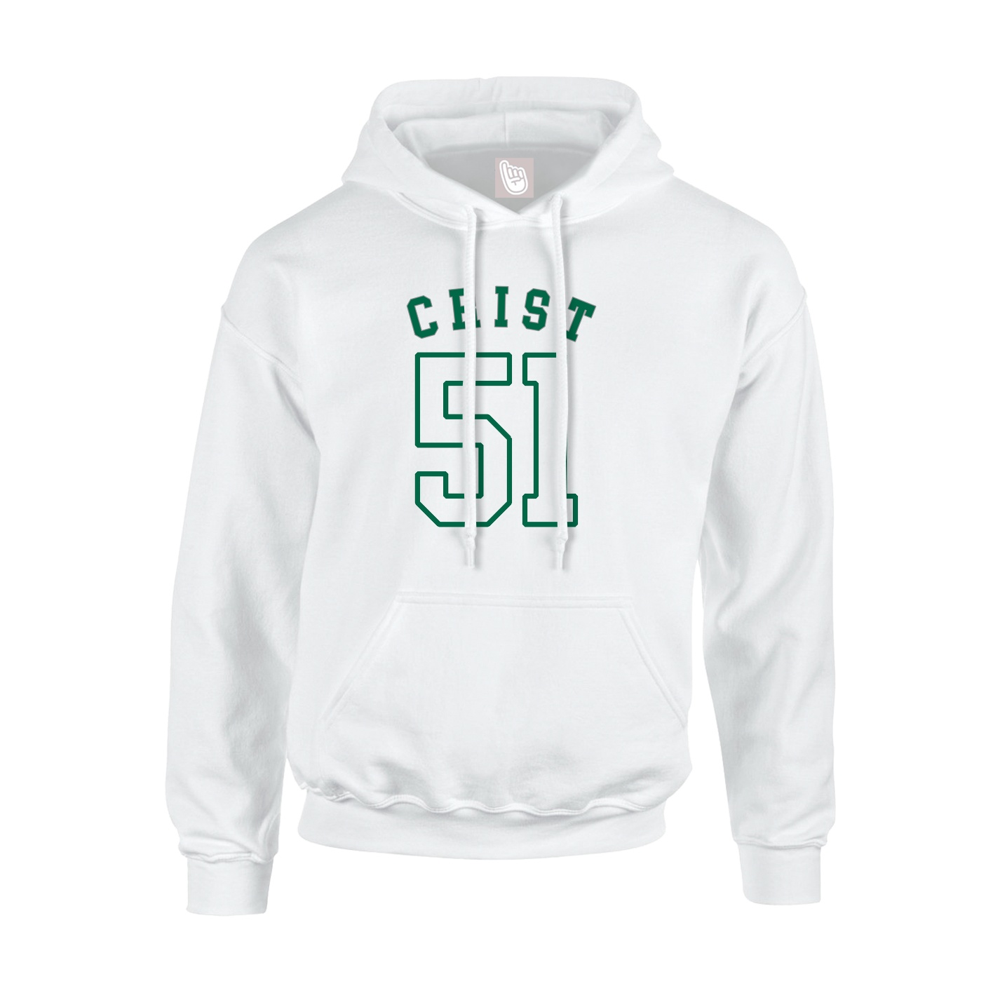 Youth Hoodie — Shirsey Arch in White