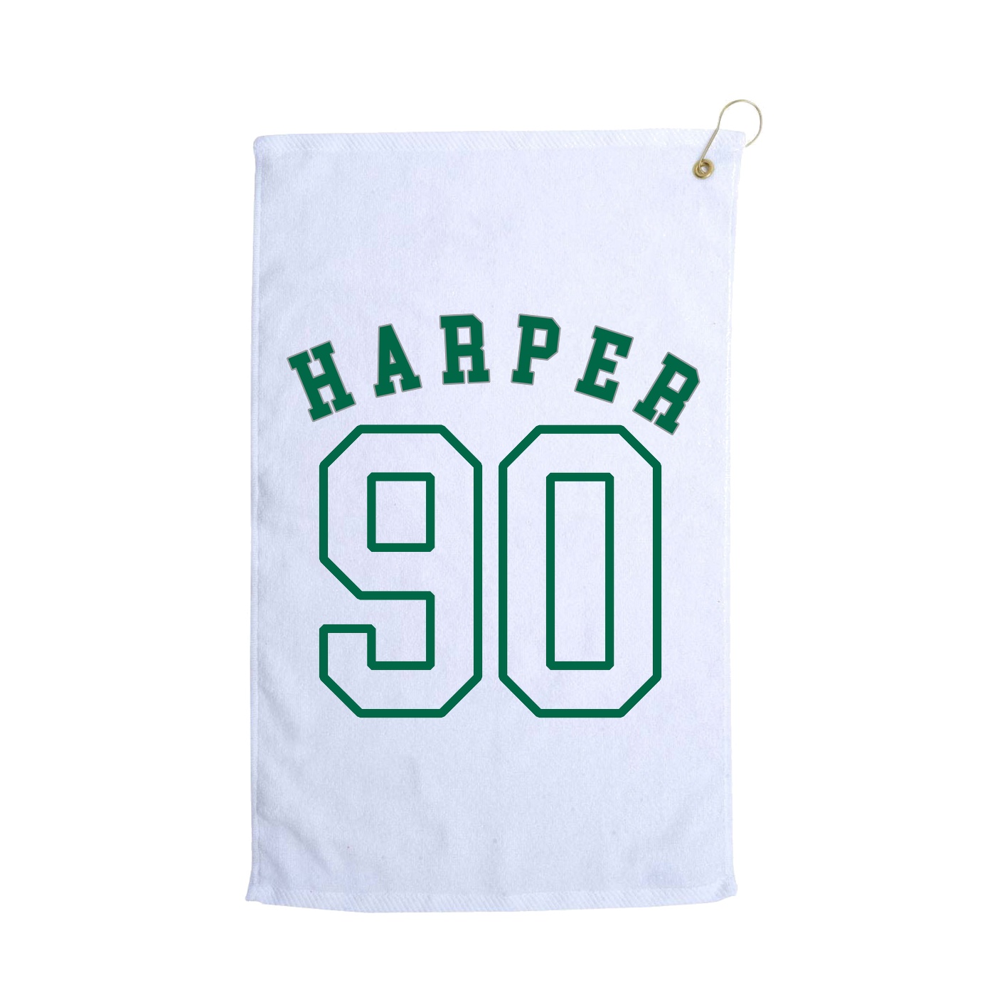 Golf Towel — Shirsey Arch in White