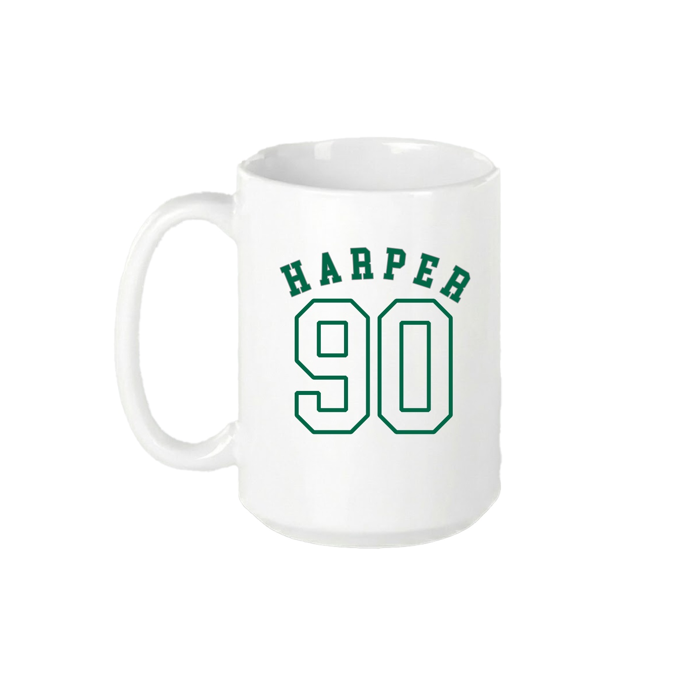 15oz Coffee Mug — Shirsey Arch in White