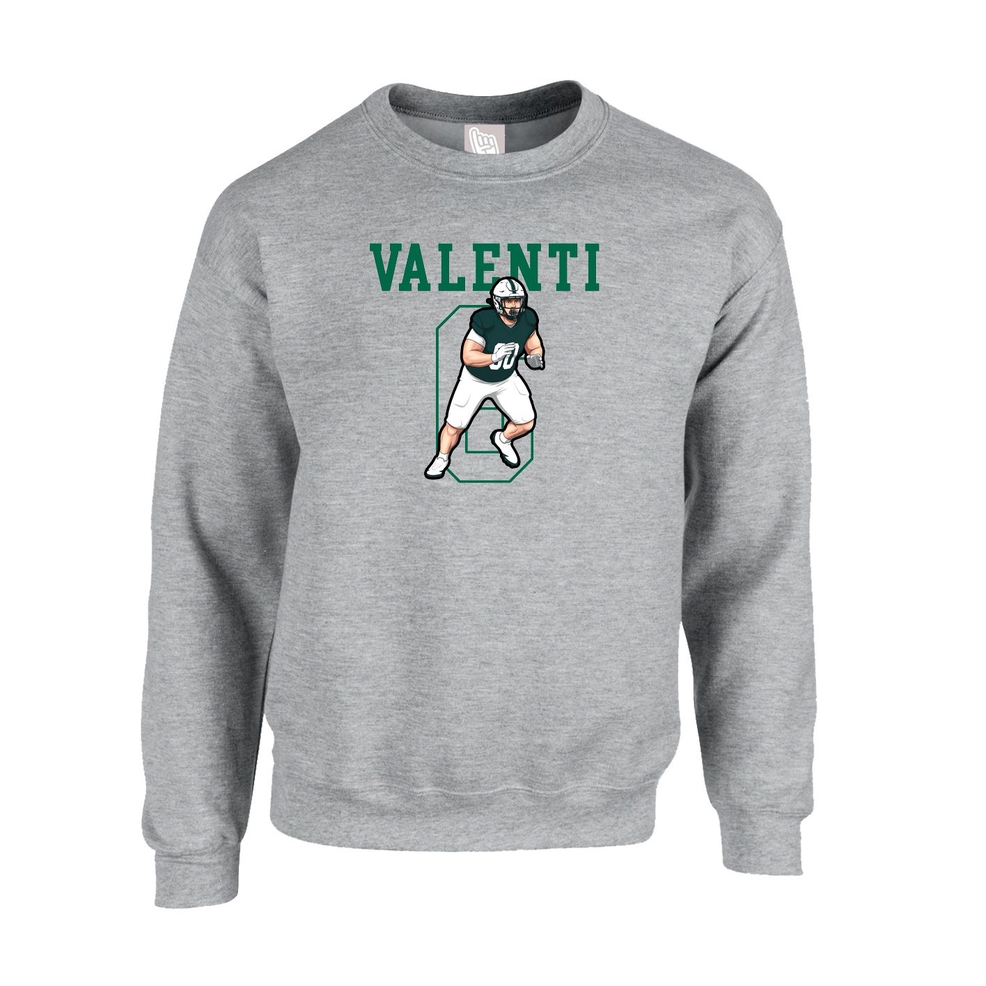 Fleece Crew — Shirsey in Grey