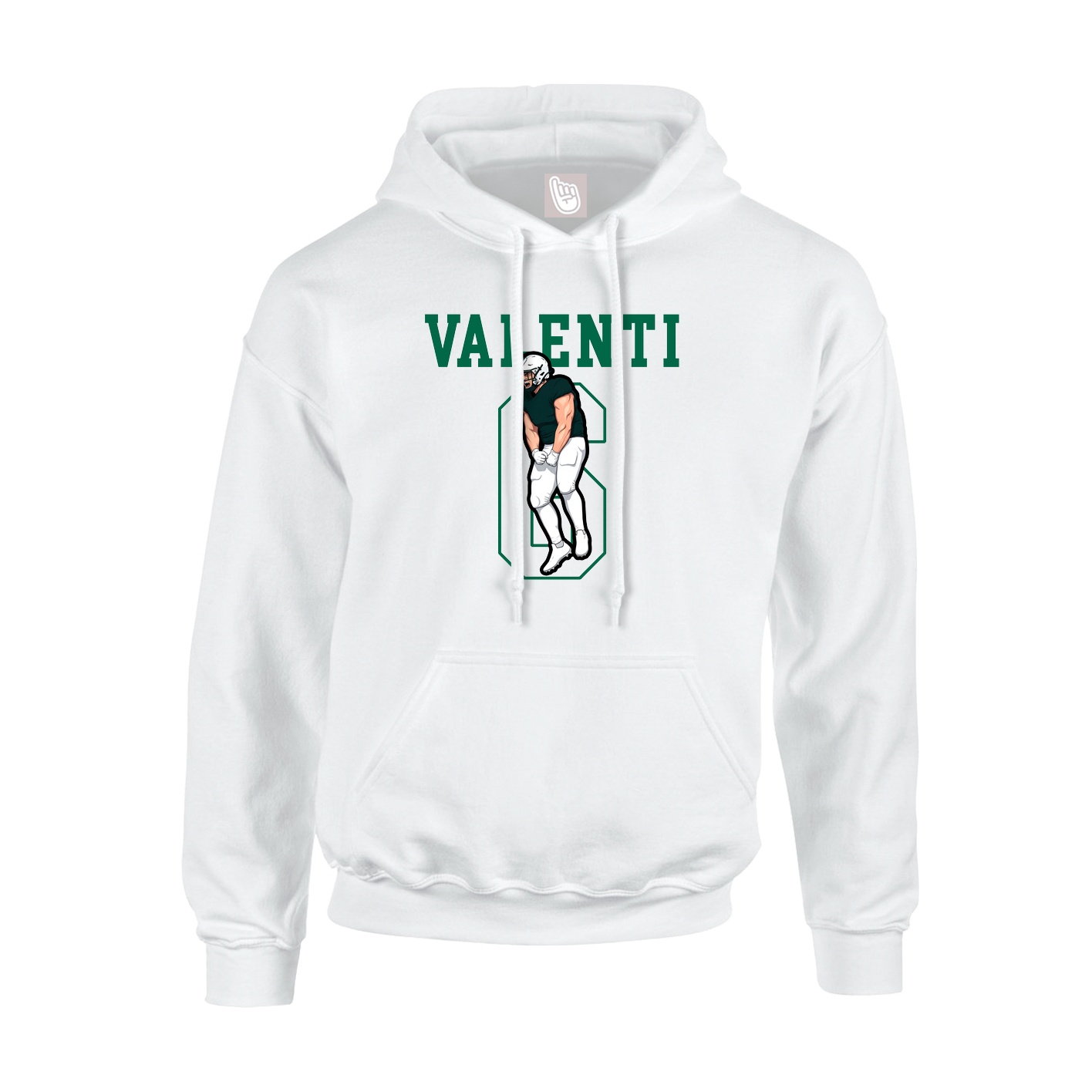 Hoodie — Shirsey in White