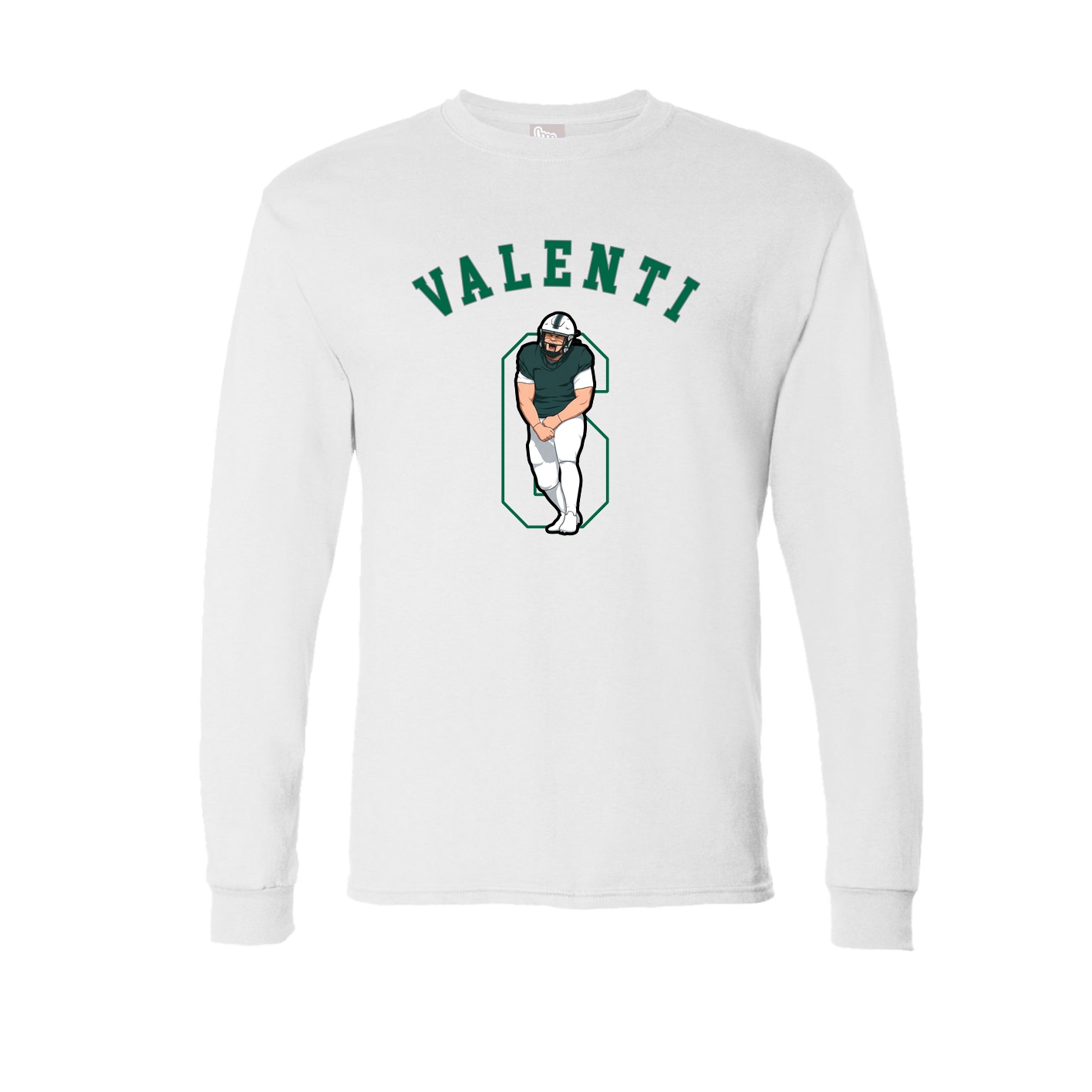 Long Sleeve Tee — Shirsey Arch in White
