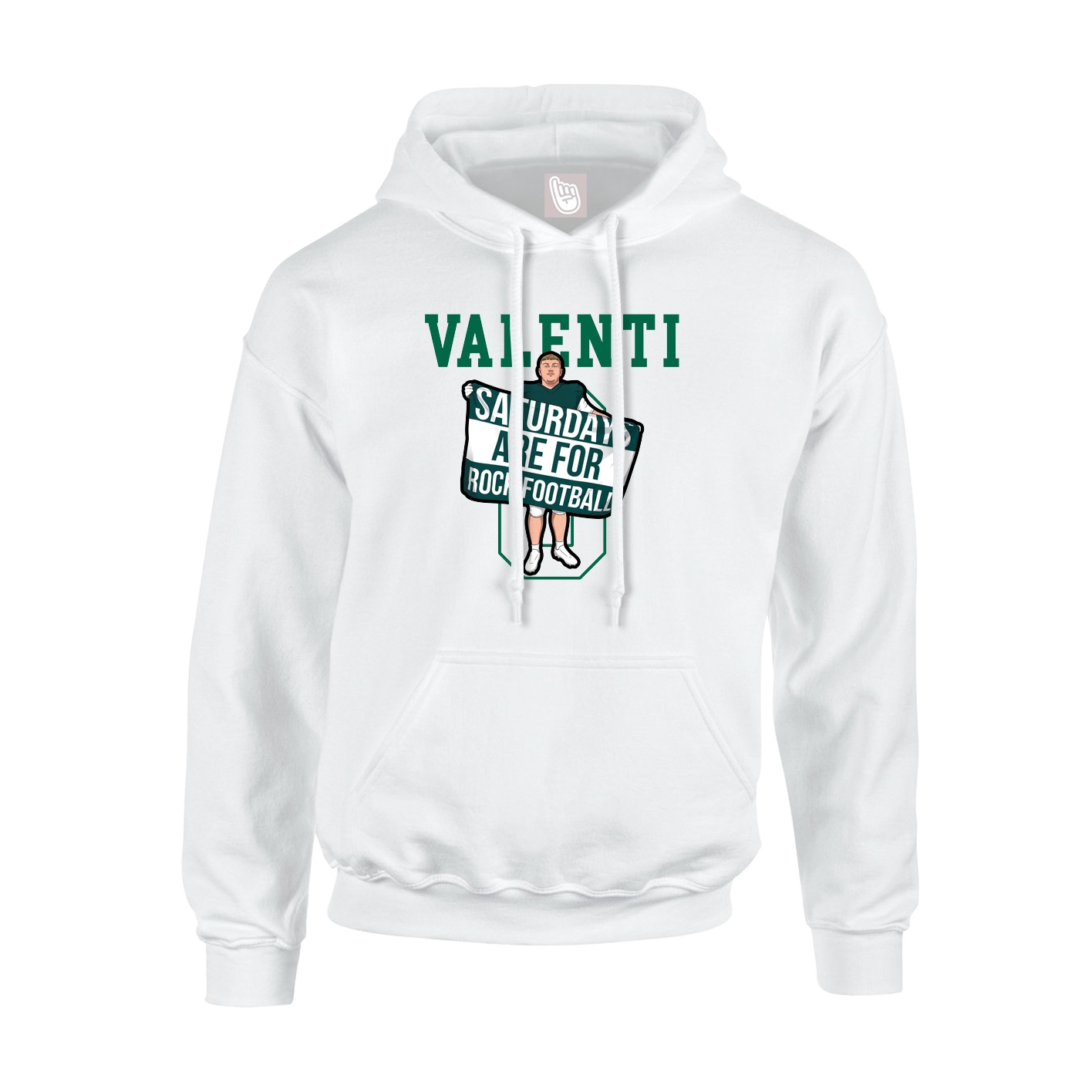 Hoodie — Shirsey in White
