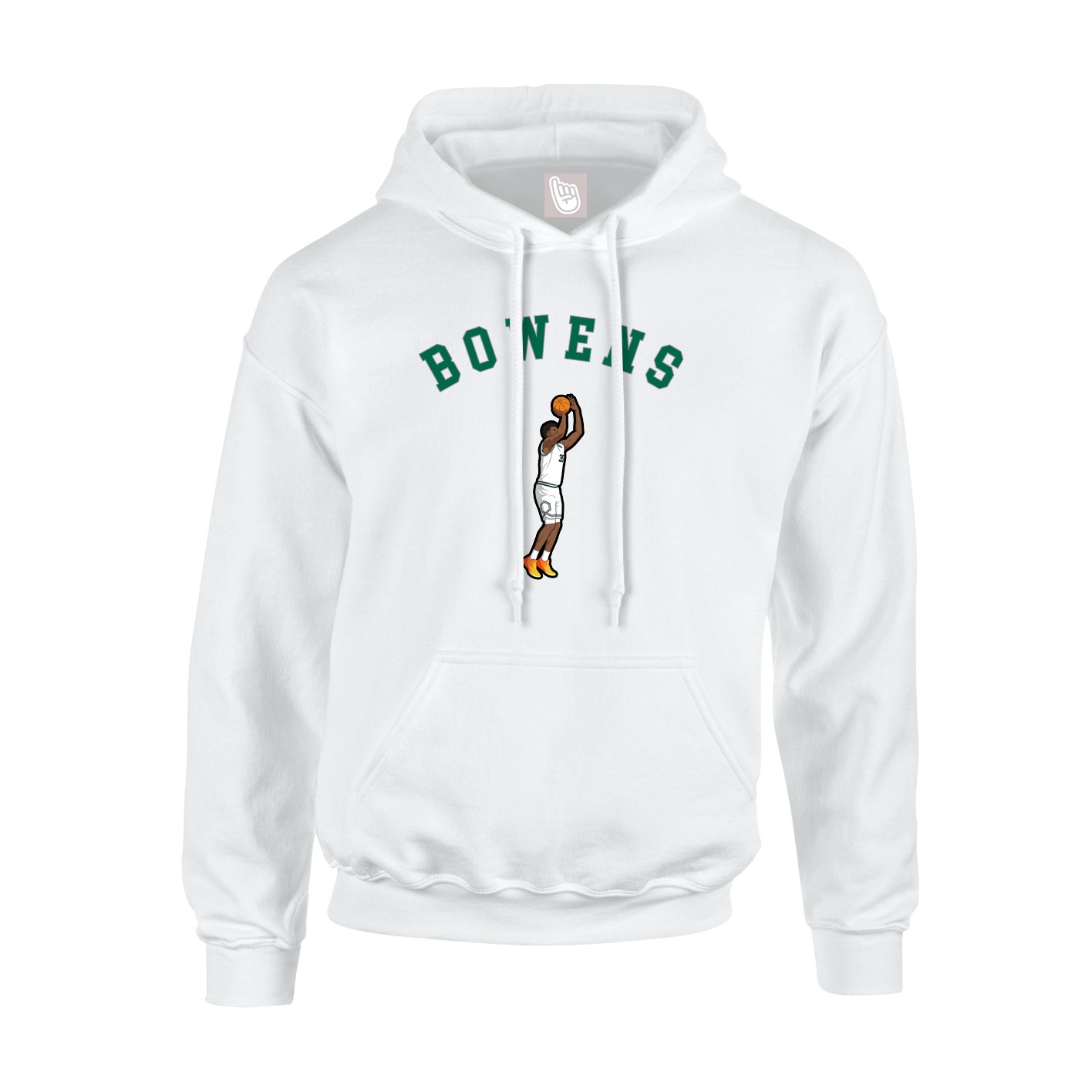 Hoodie — Shirsey Arch in White