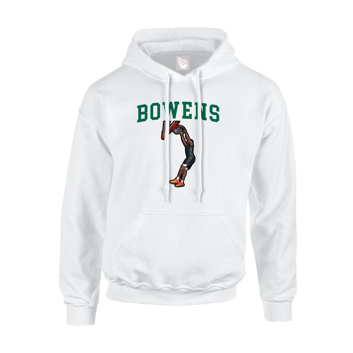 Hoodie — Shirsey in White