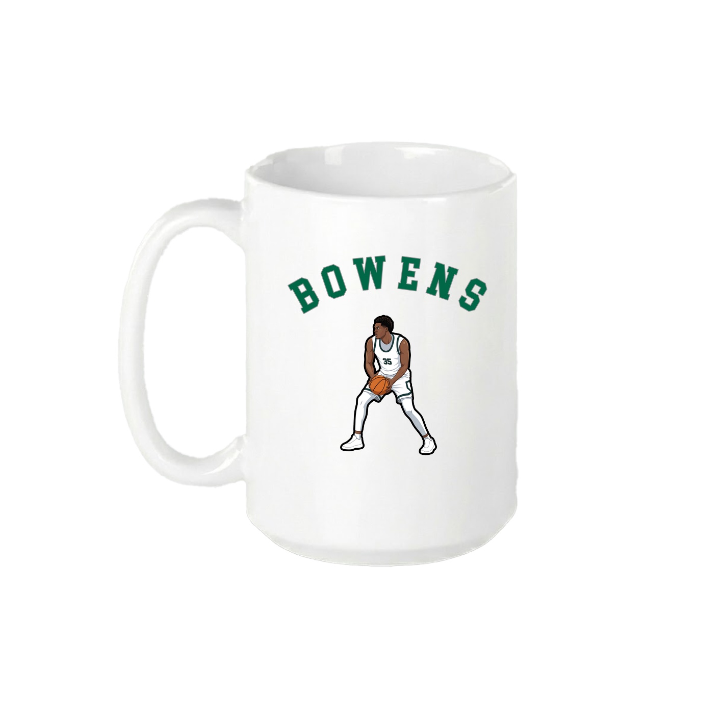 15oz Coffee Mug — Shirsey Arch in White