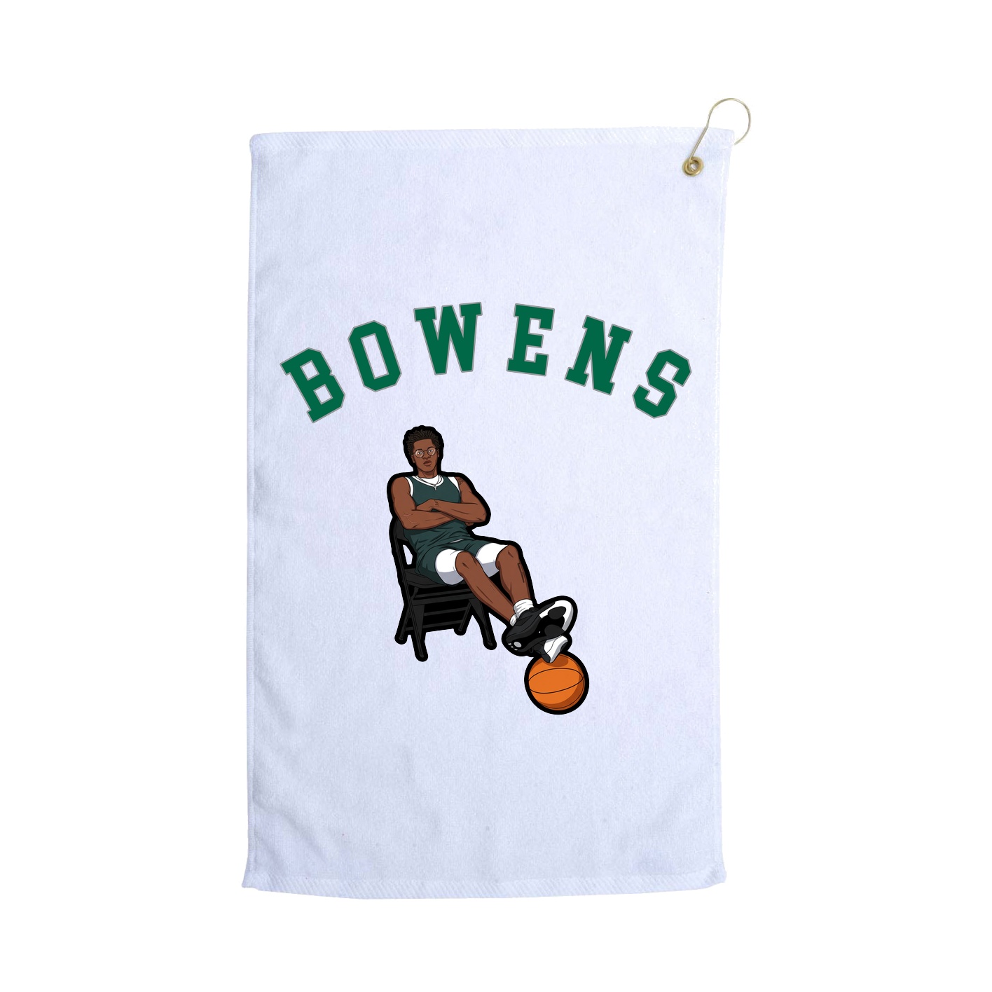 Golf Towel — Shirsey Arch in White