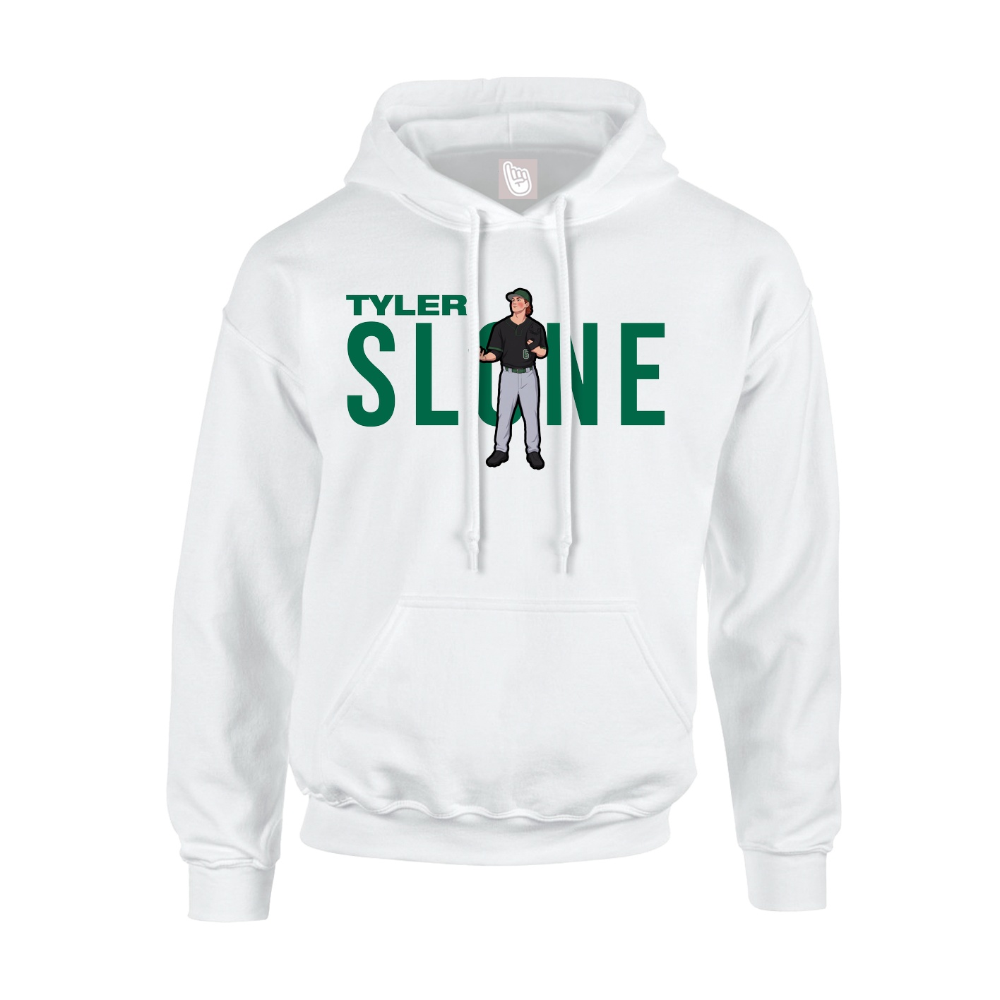 Hoodie — Player Name in White
