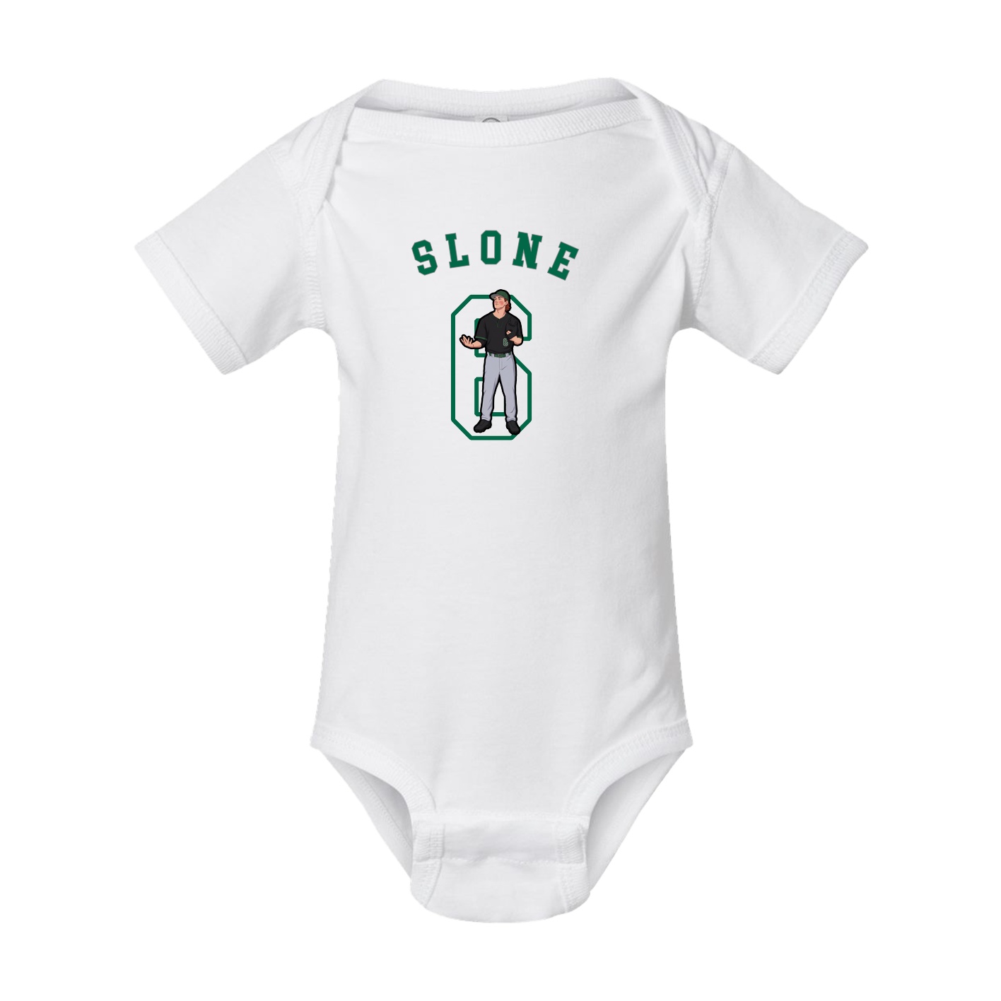 Baby Onesie — Shirsey Arch in White