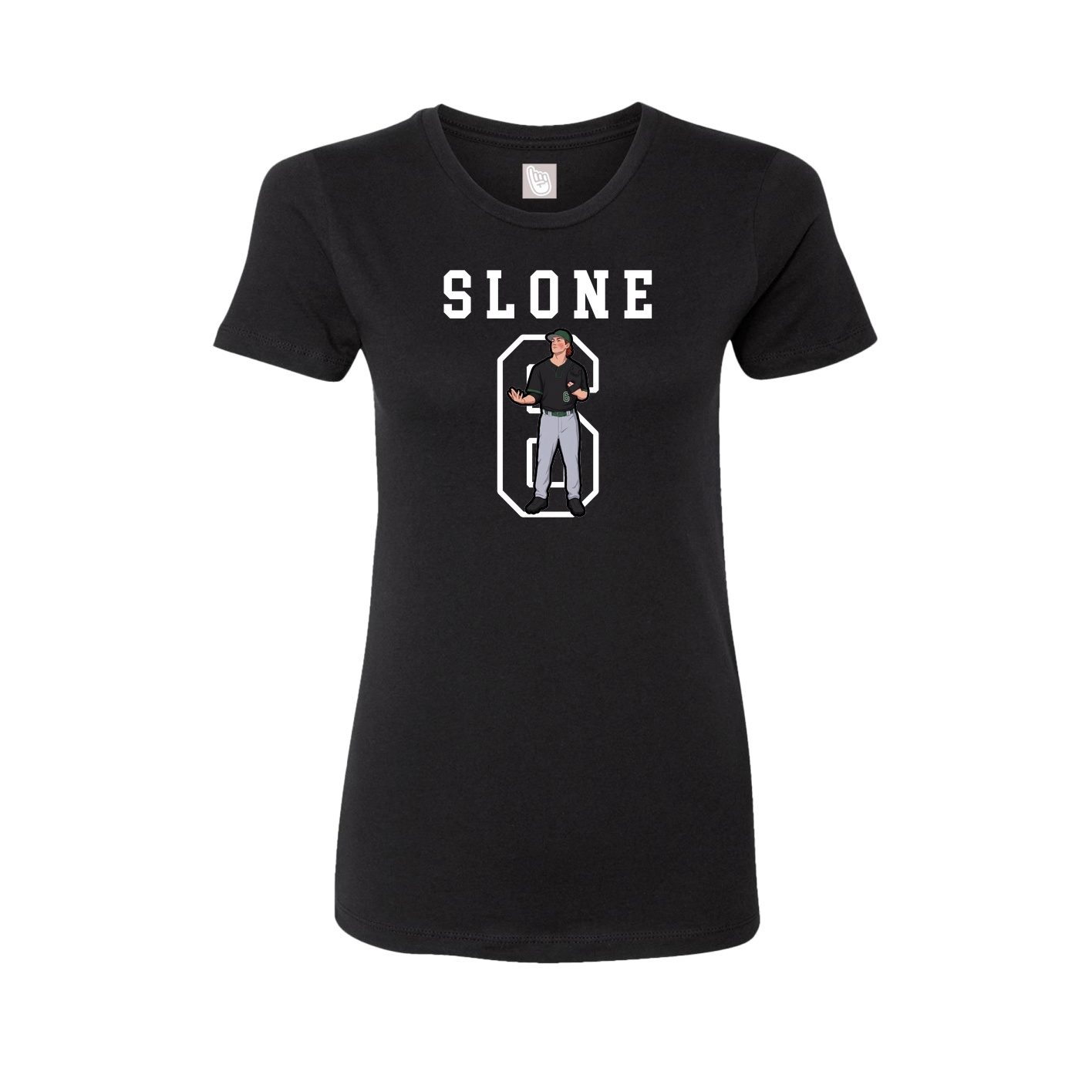 Fitted Women's Tee — Shirsey in Black