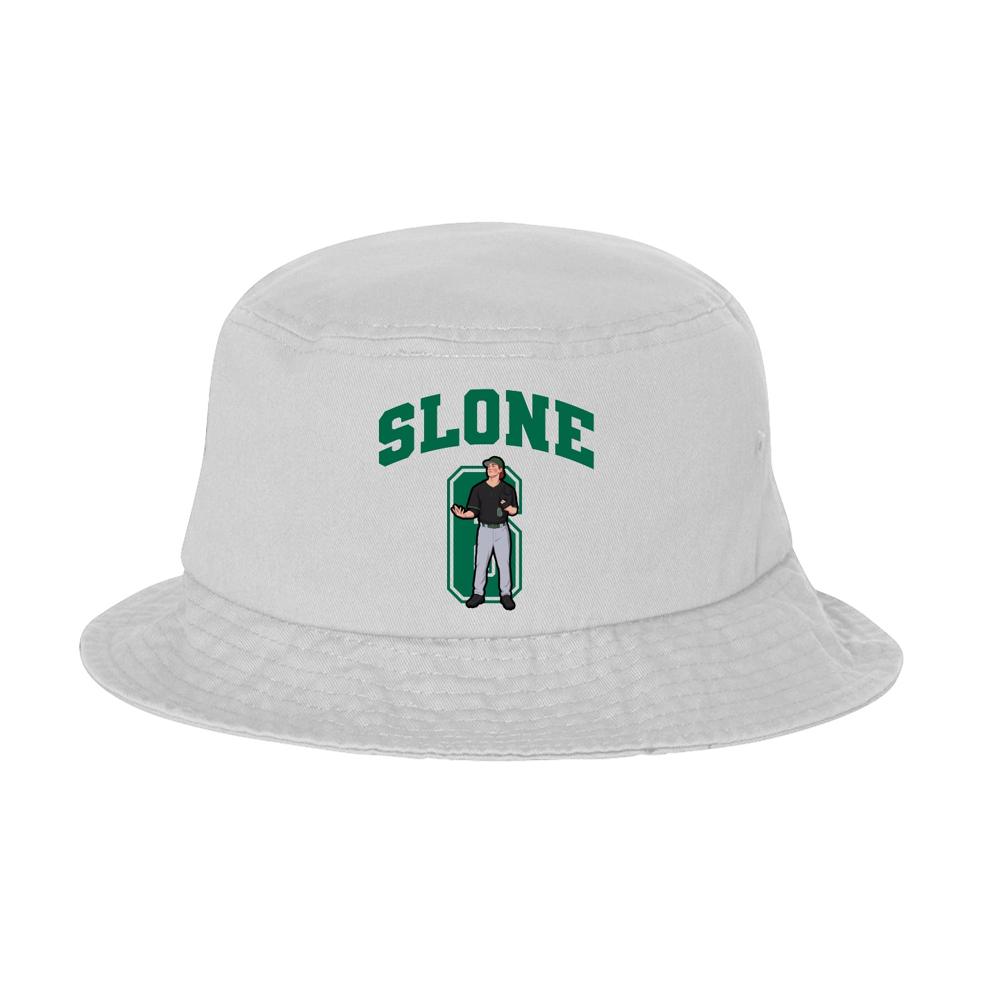 Bucket Cap — Number in White