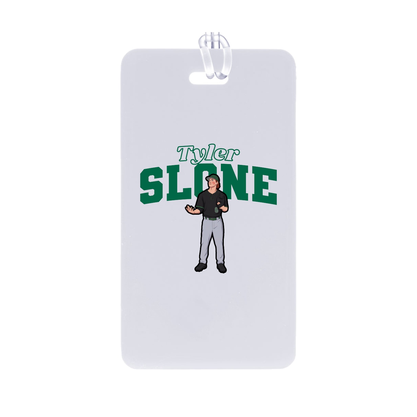 Bag Tag — Name Arch in Classic