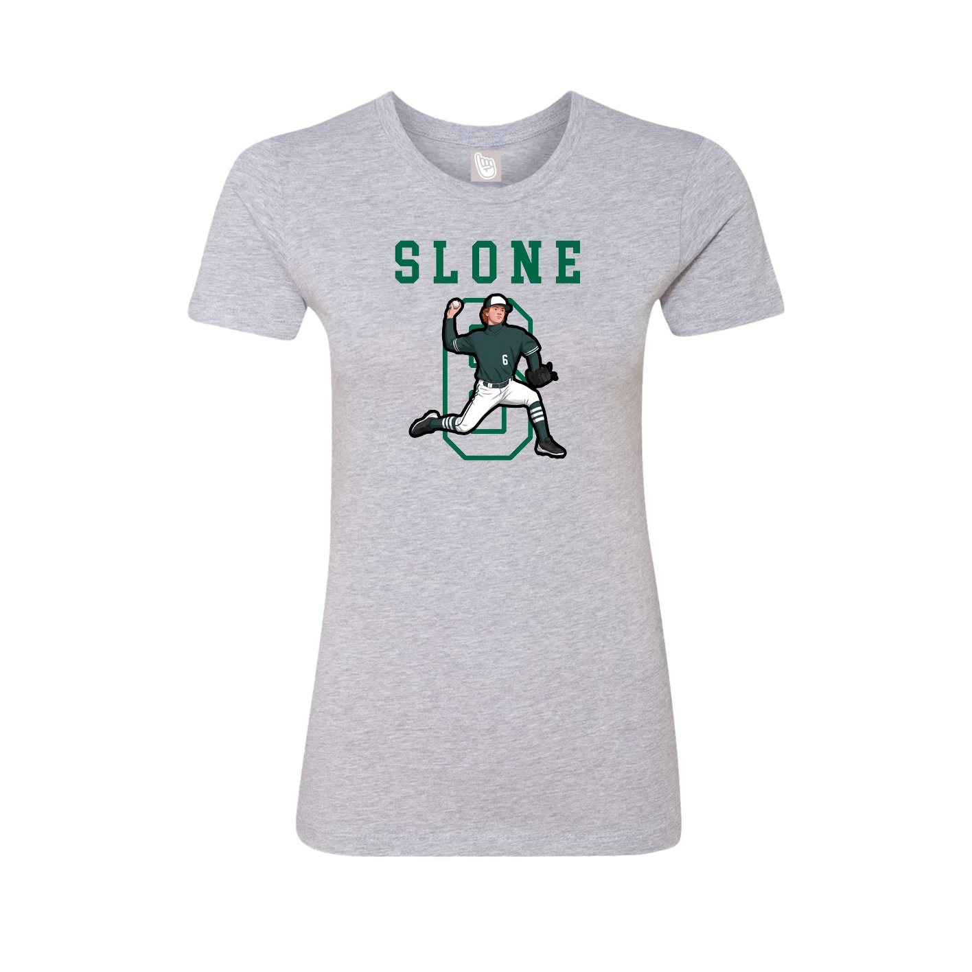 Fitted Women's Tee — Shirsey in Grey