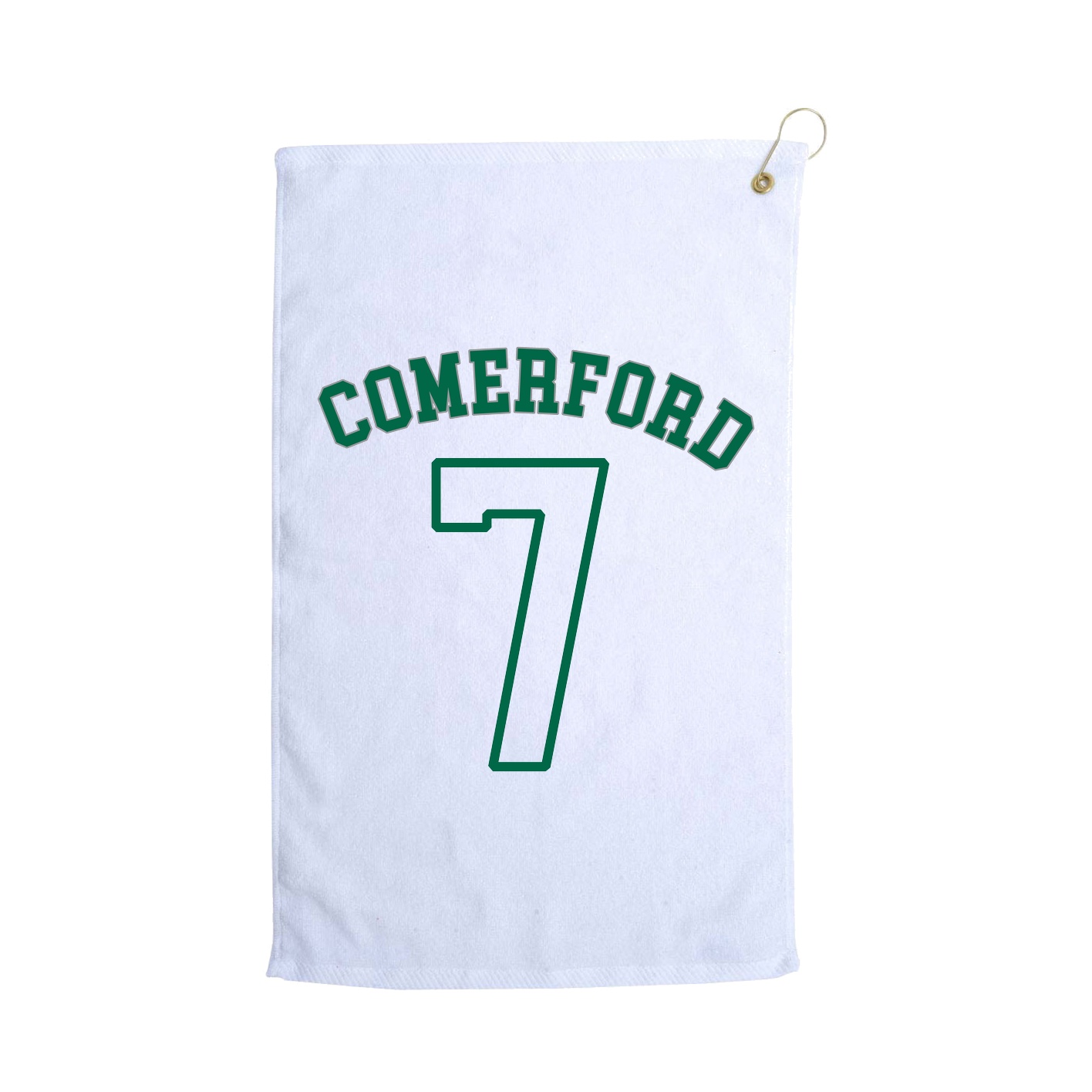 Golf Towel — Shirsey Arch in White
