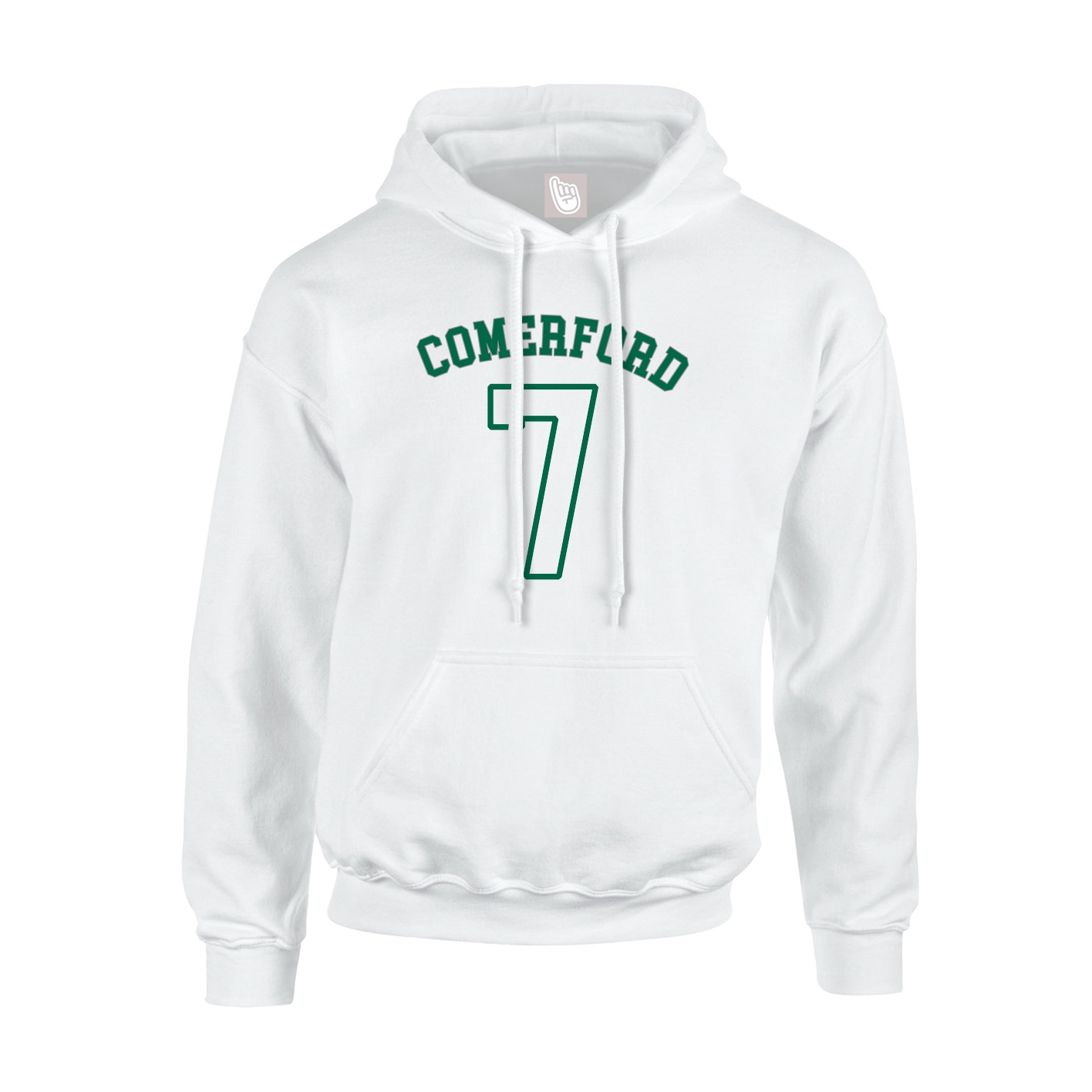Youth Hoodie — Shirsey Arch in White