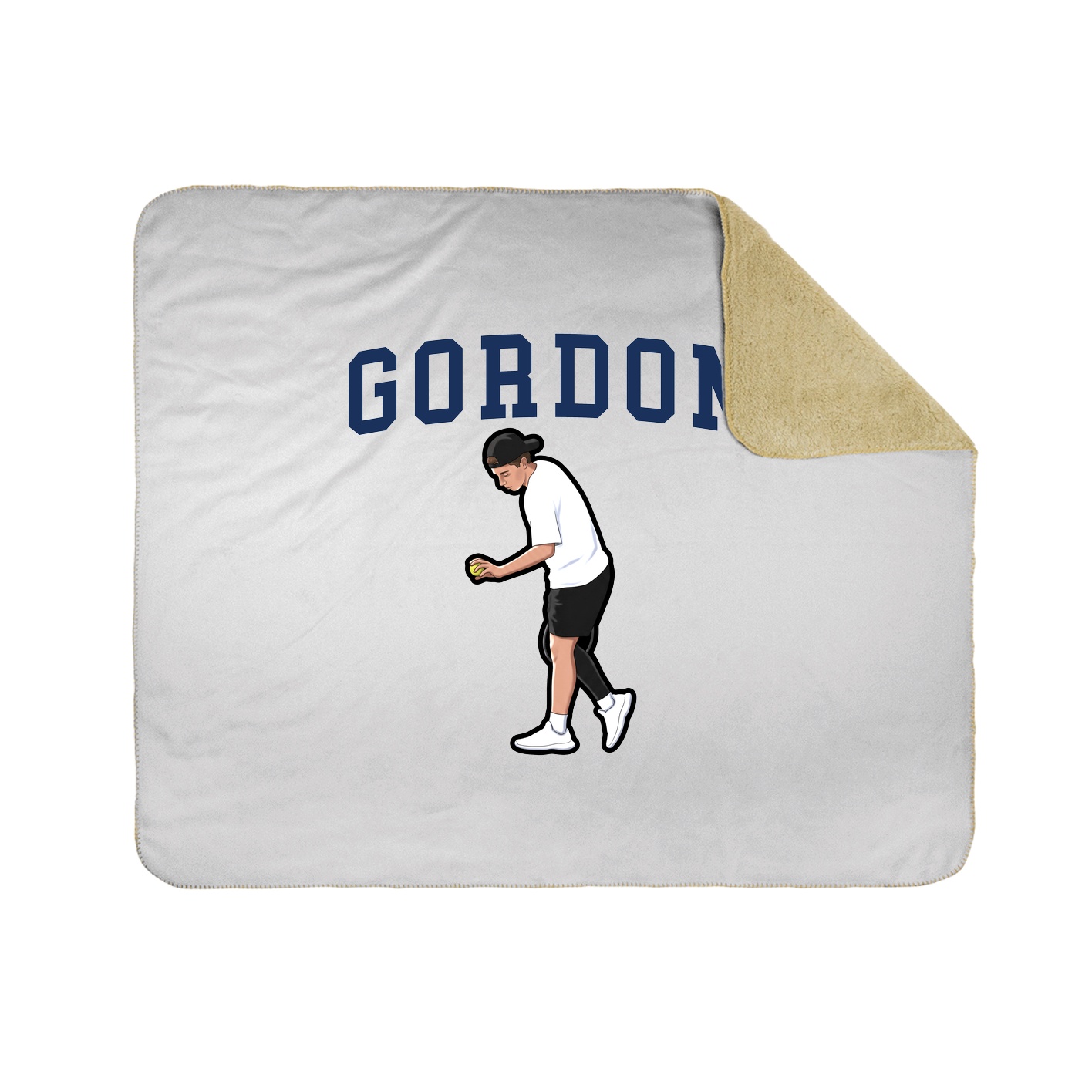 Throw Blanket — Shirsey in White